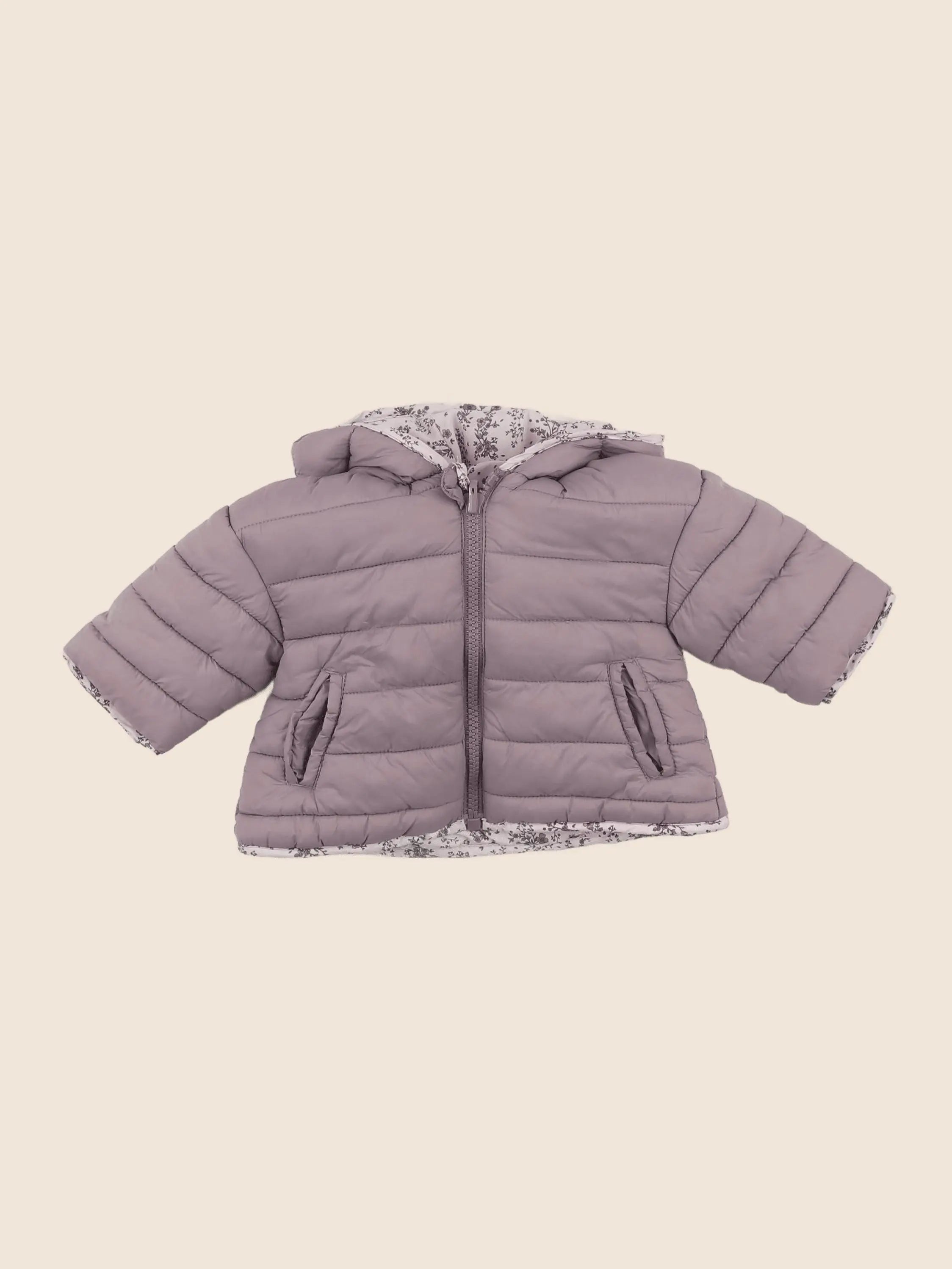 Vertbaudet - doudoune rose - 3 mois