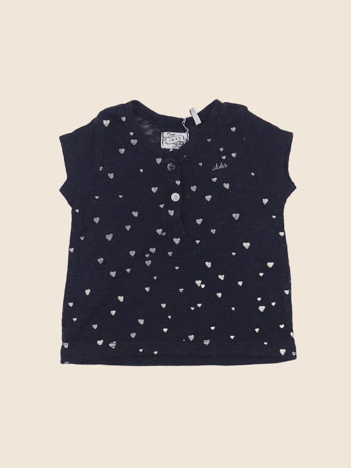 IKKS - tee-shirt bleu - 3 mois