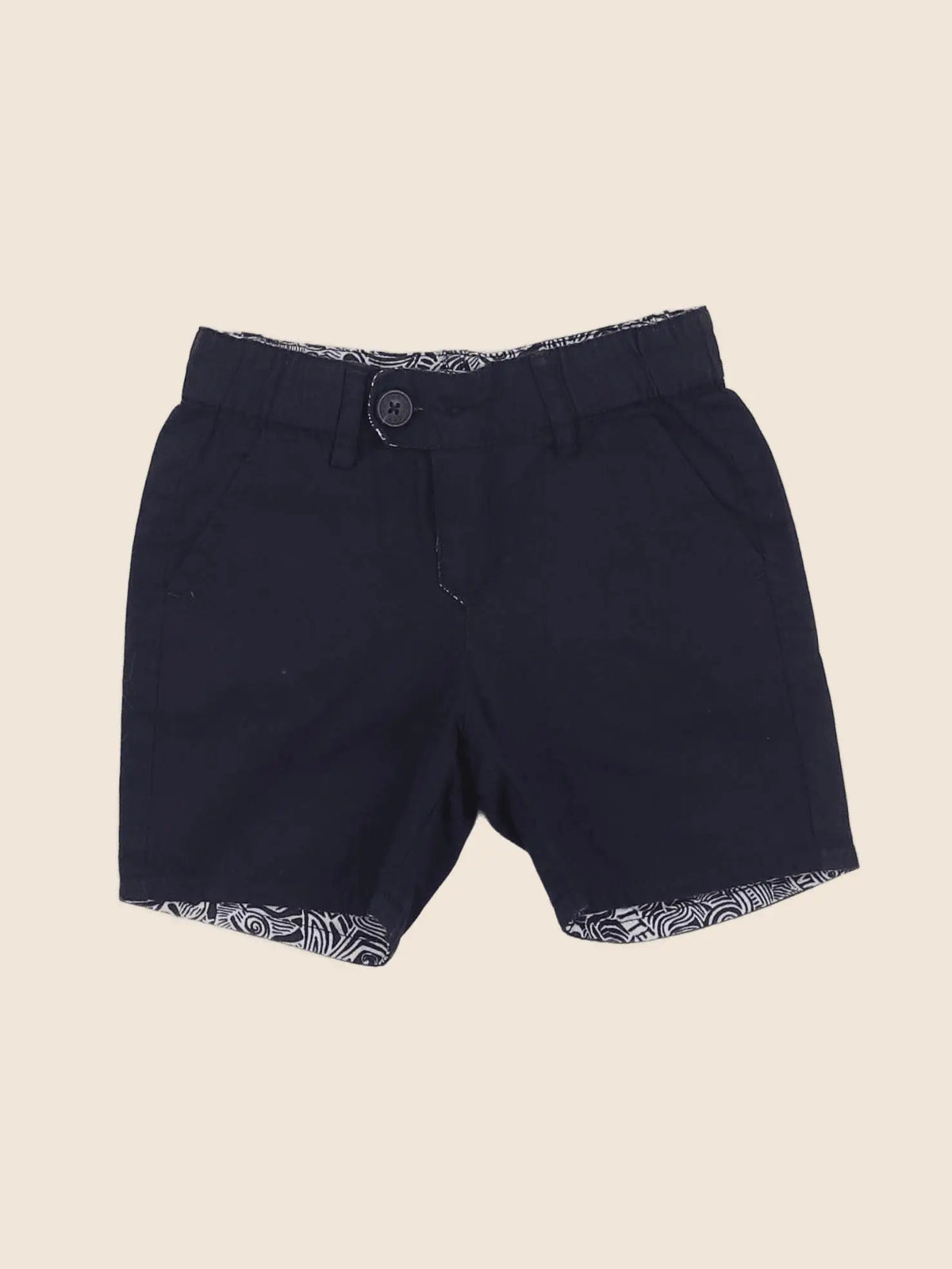 IKKS - short bleu - 6 mois