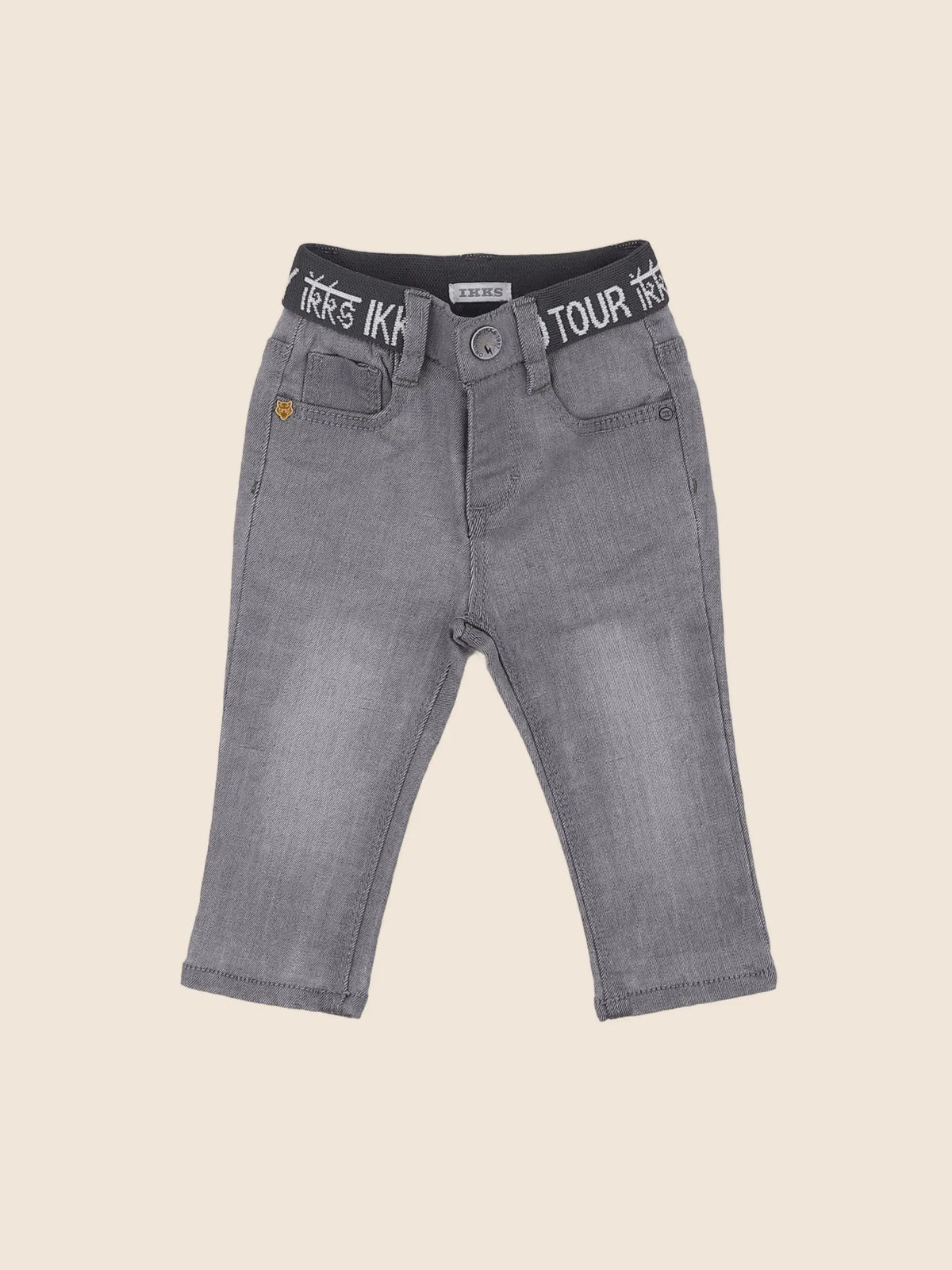 IKKS - jean gris - 6 mois