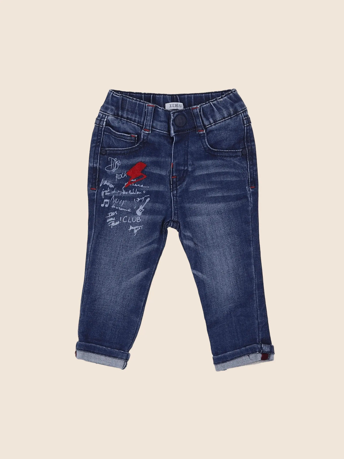 IKKS - jean bleu - 6 mois