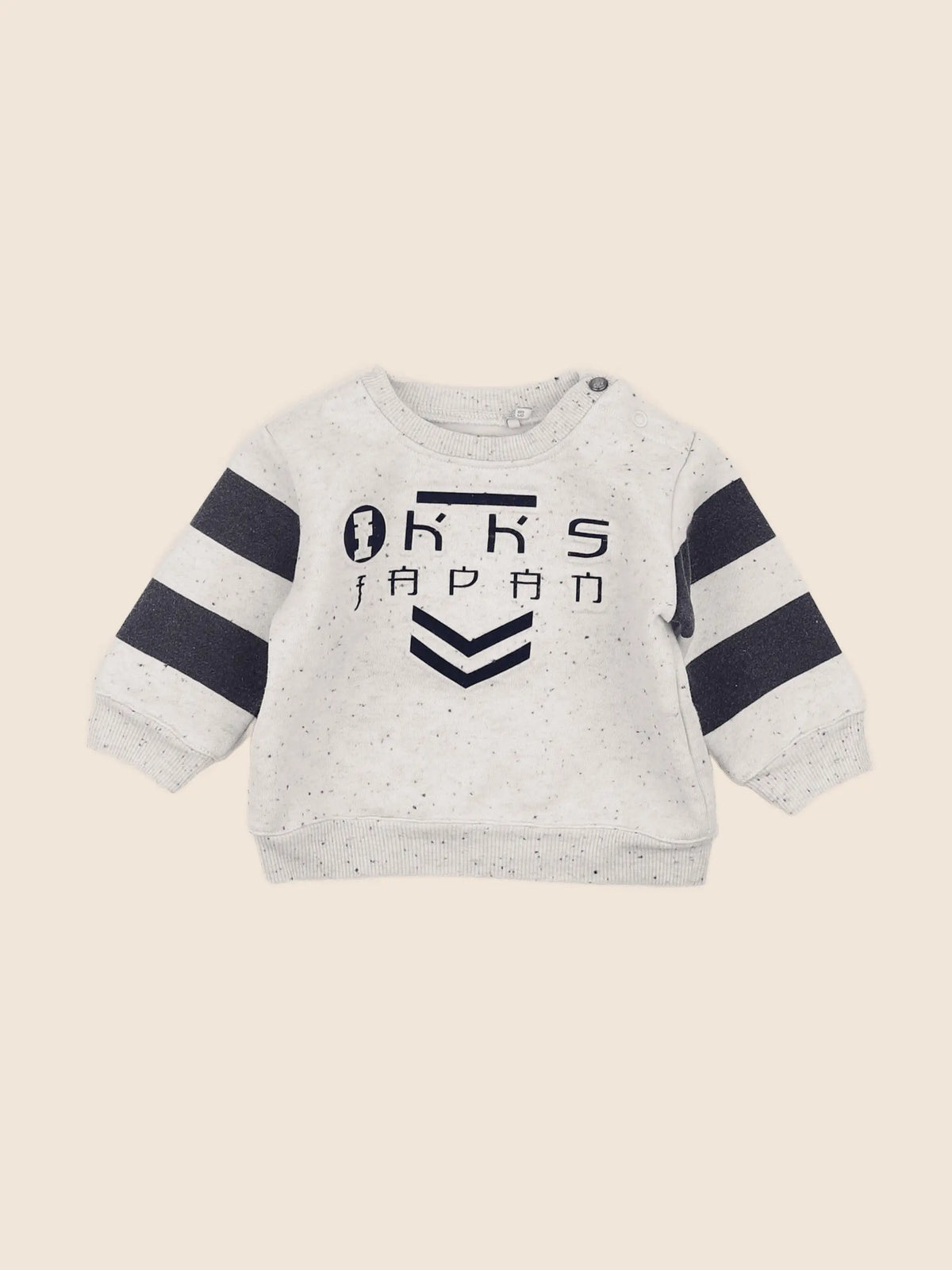 IKKS - sweat gris - 6 mois