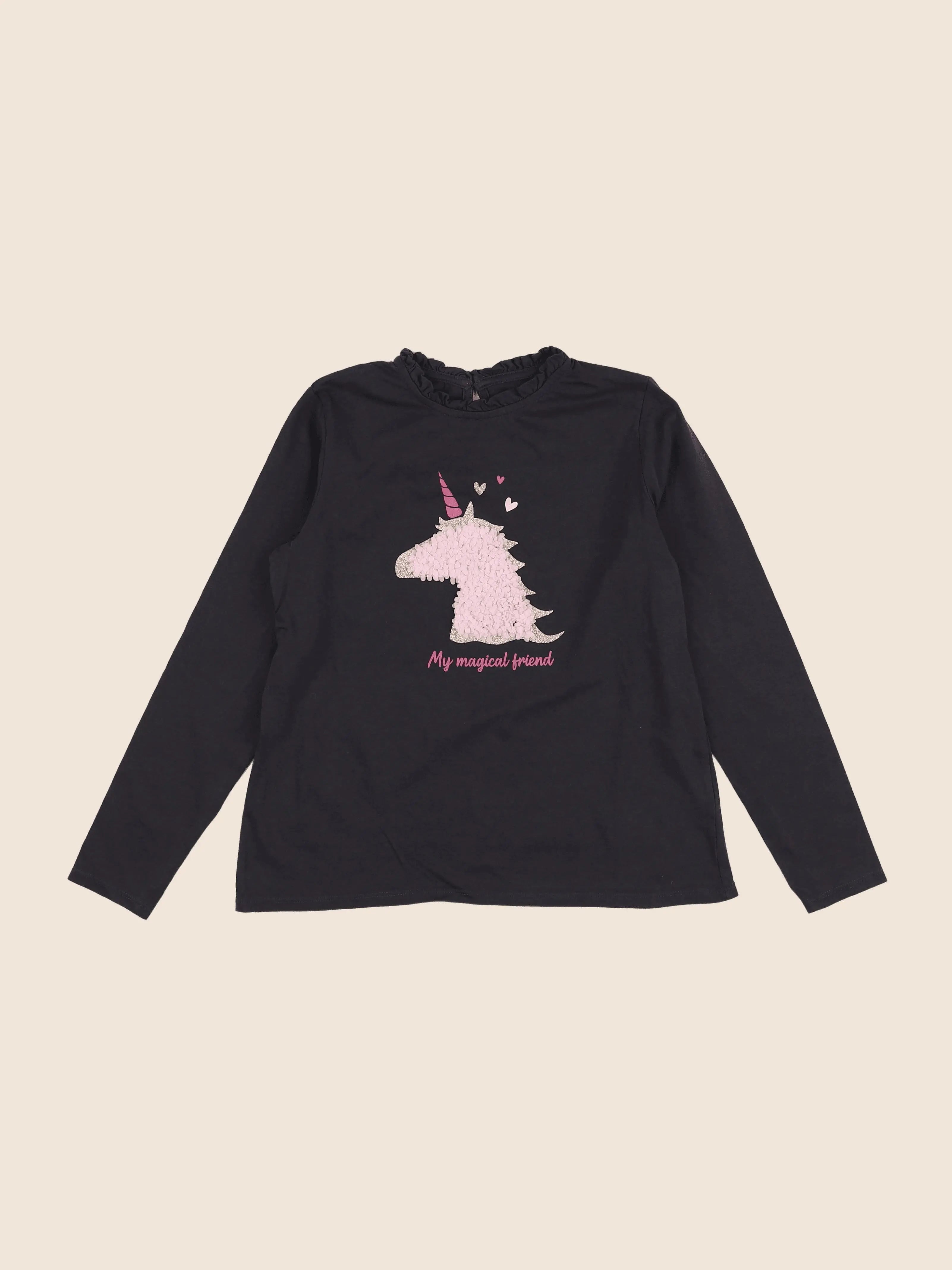 Vertbaudet - tee-shirt marron - 12 ans
