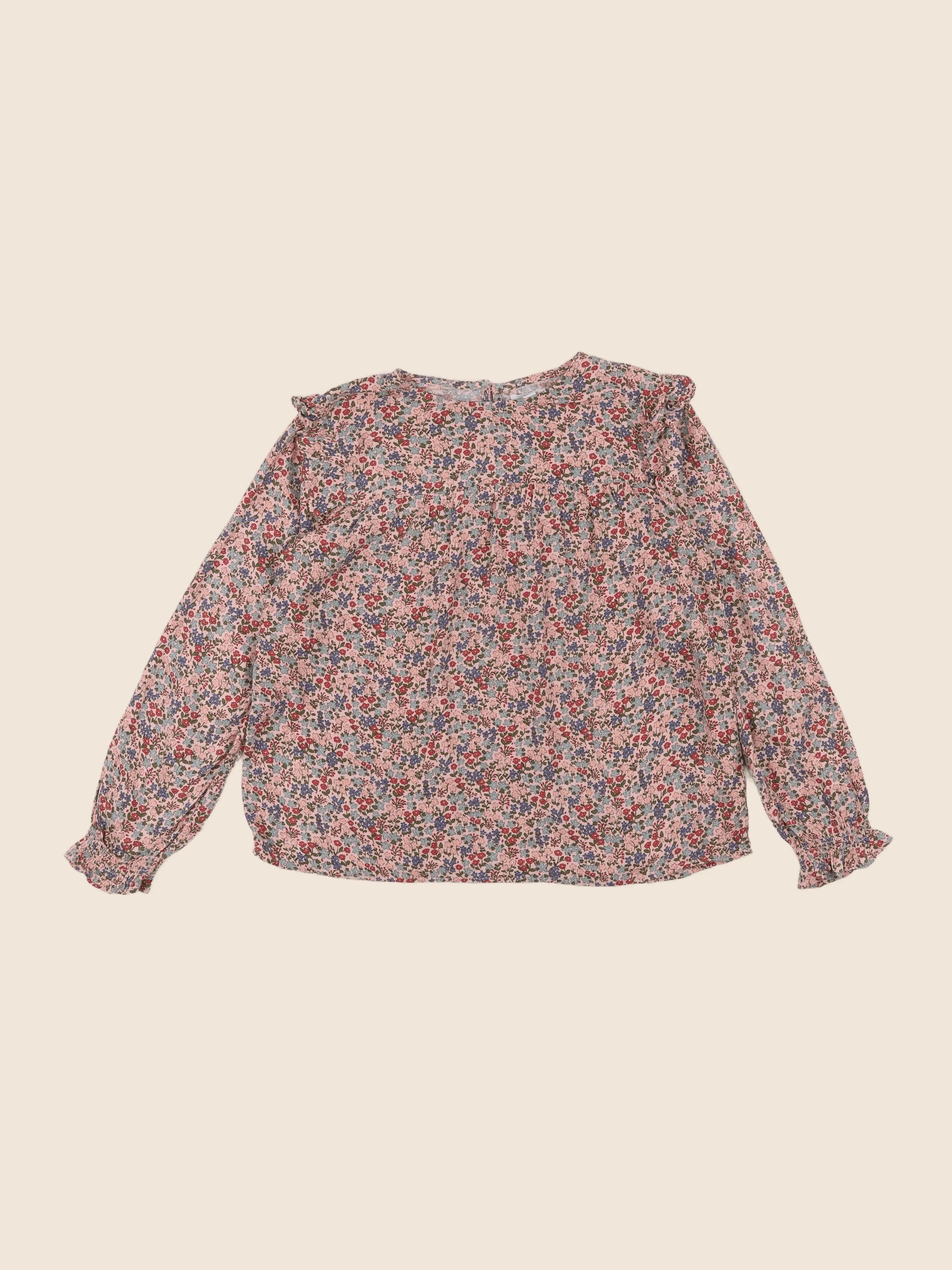 Vertbaudet - blouse multicolore - 10 ans