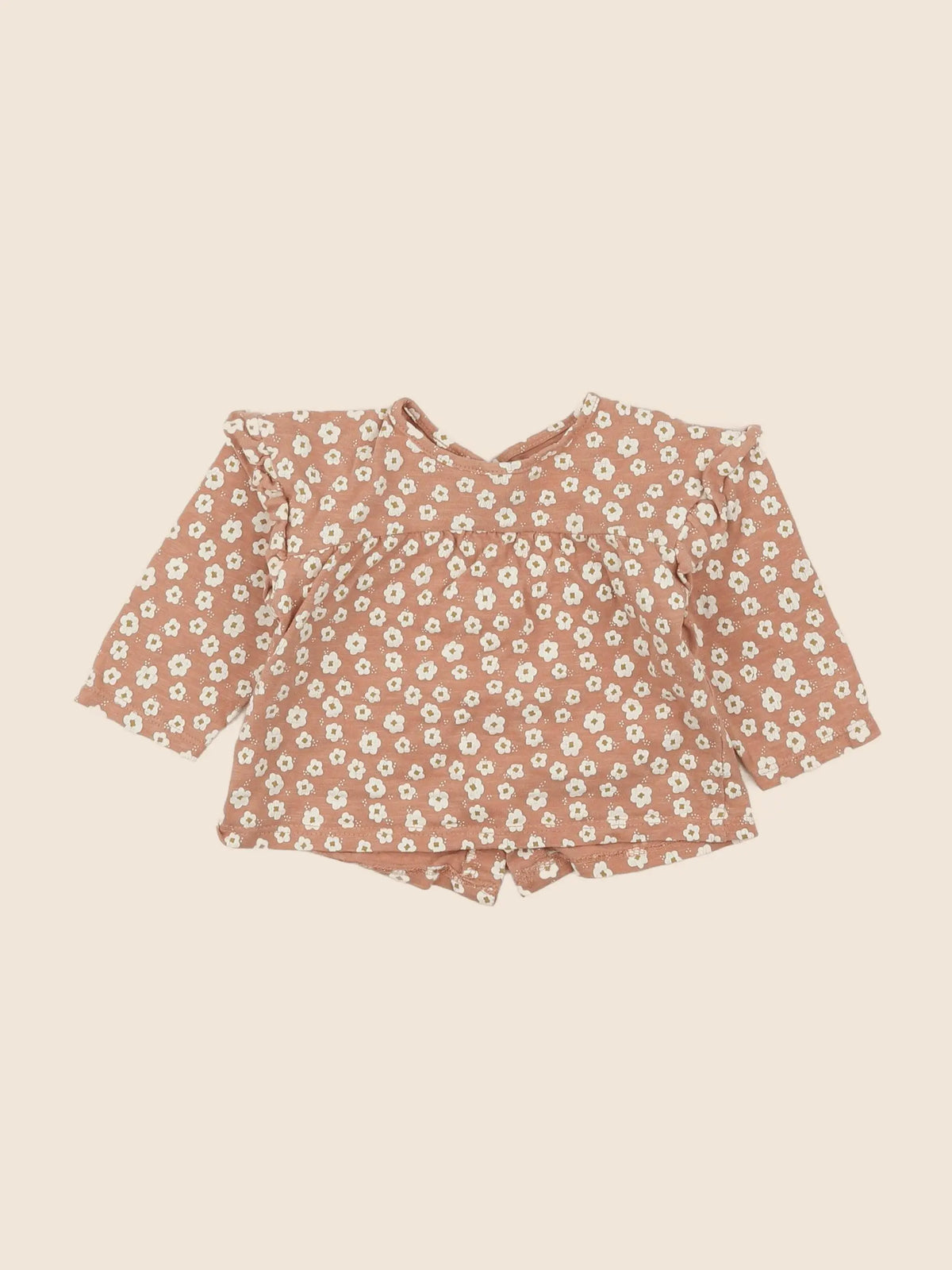 Vertbaudet - tee-shirt marron - 6 mois