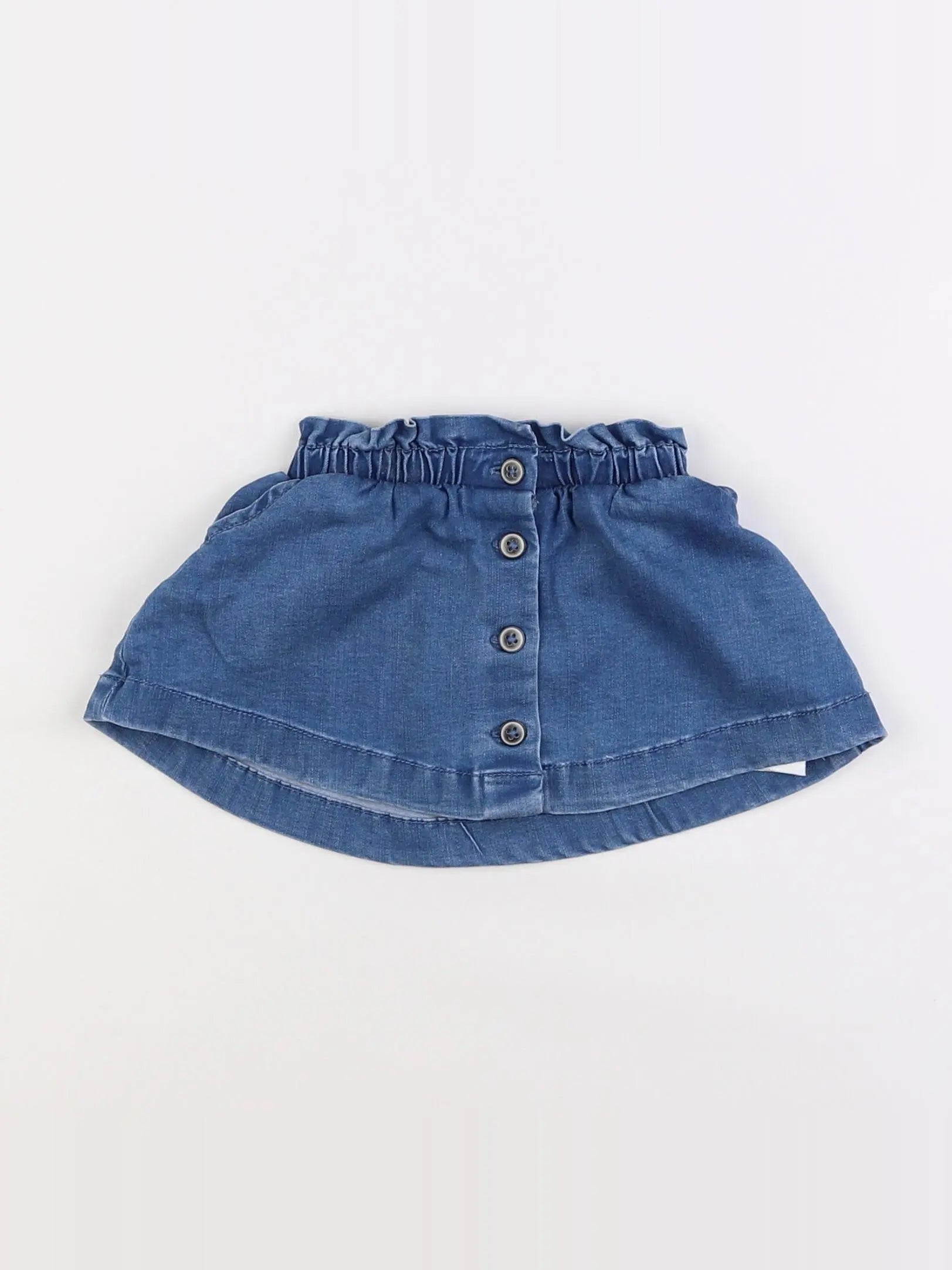 Vertbaudet - jupe bleu - 6 mois