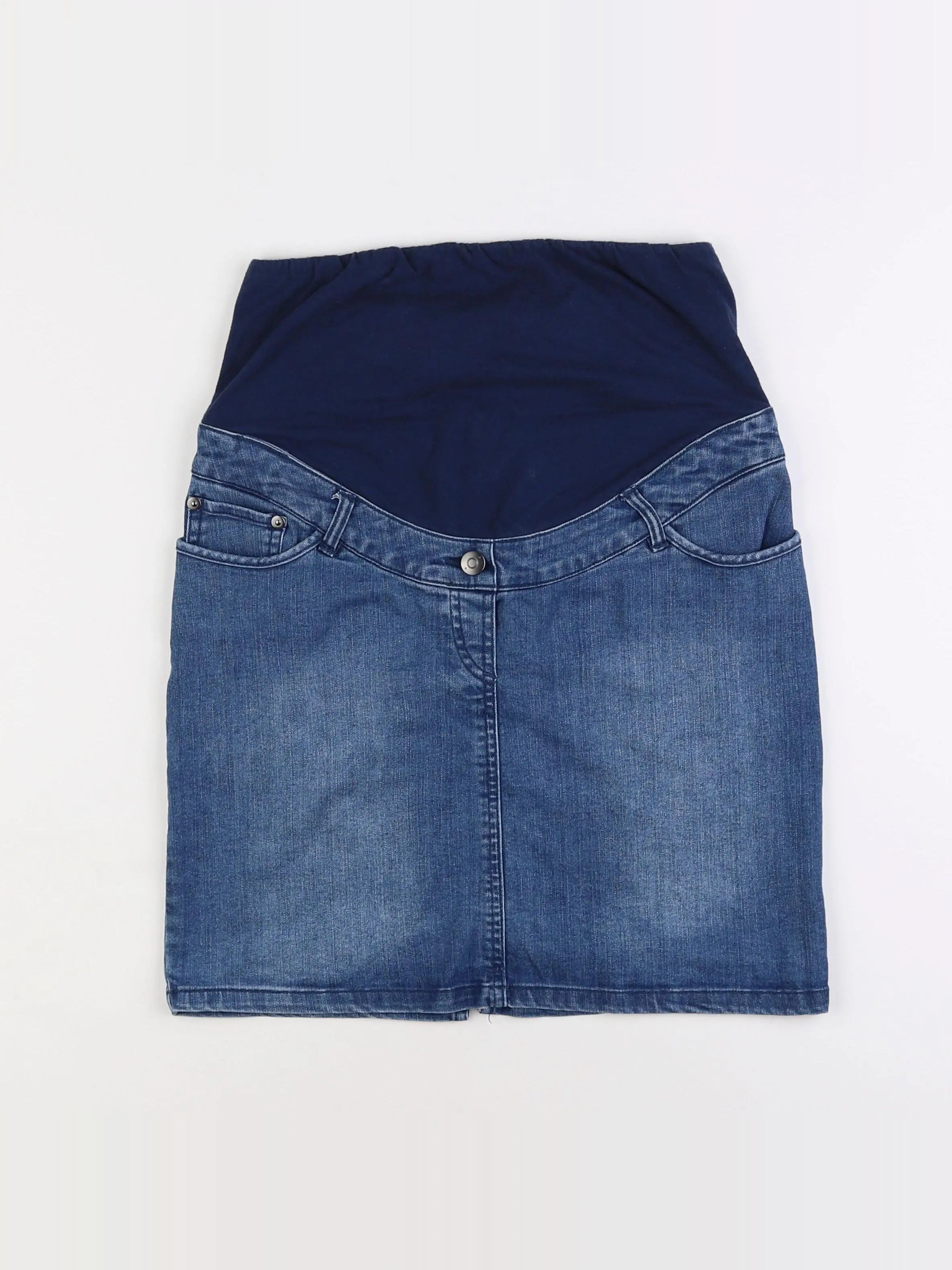 Vertbaudet - jupe grossesse bleu - 36