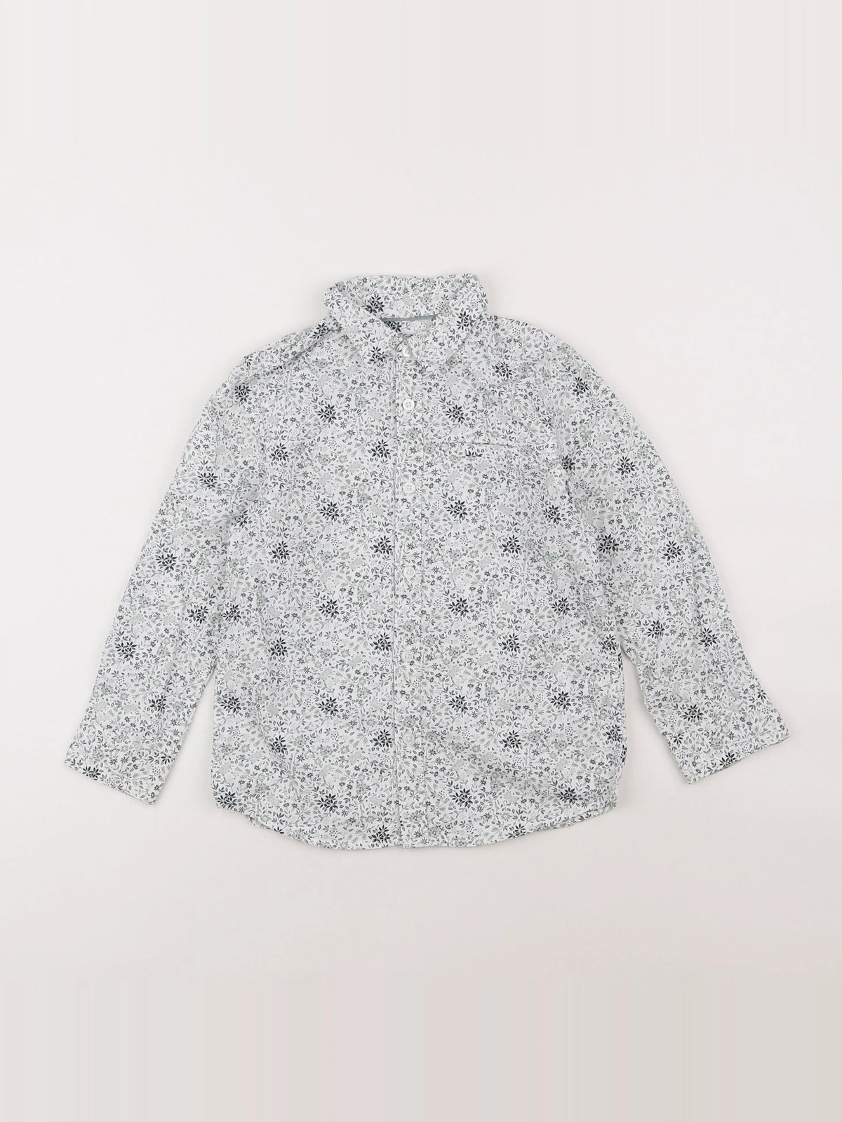 Vertbaudet - chemise vert - 6 ans