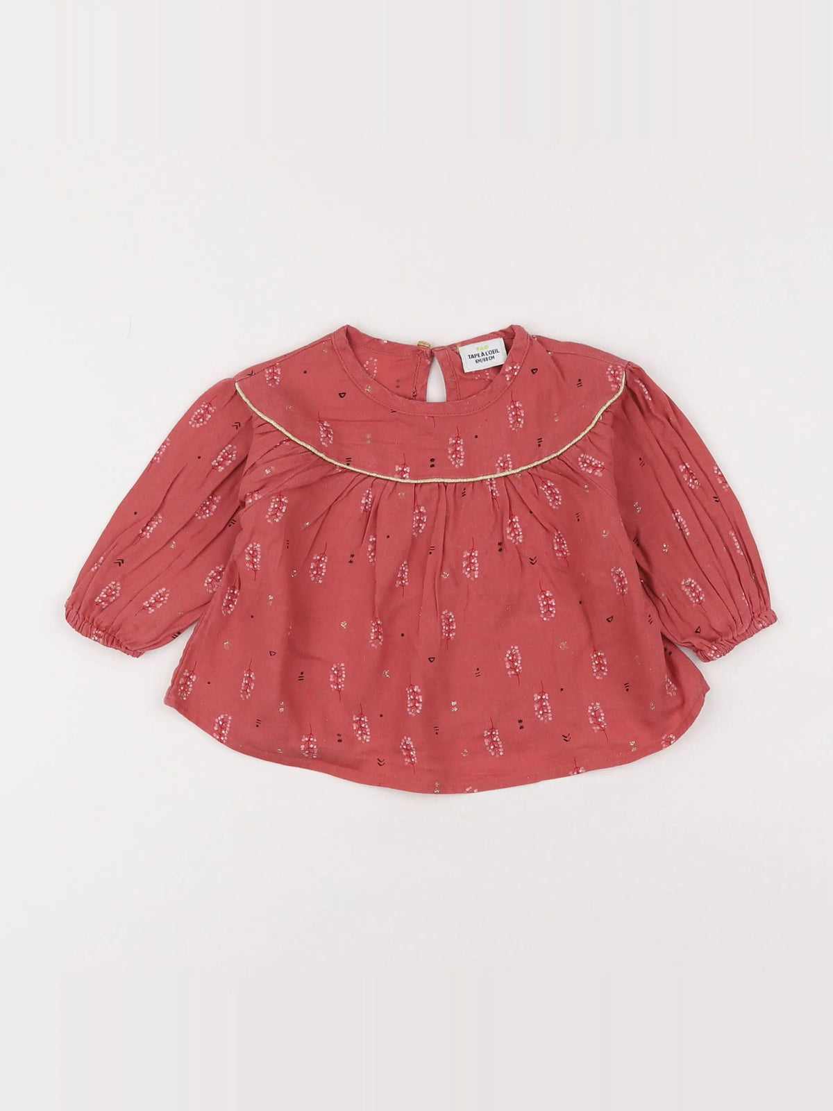 Tape à l'oeil - blouse rose - 6 mois