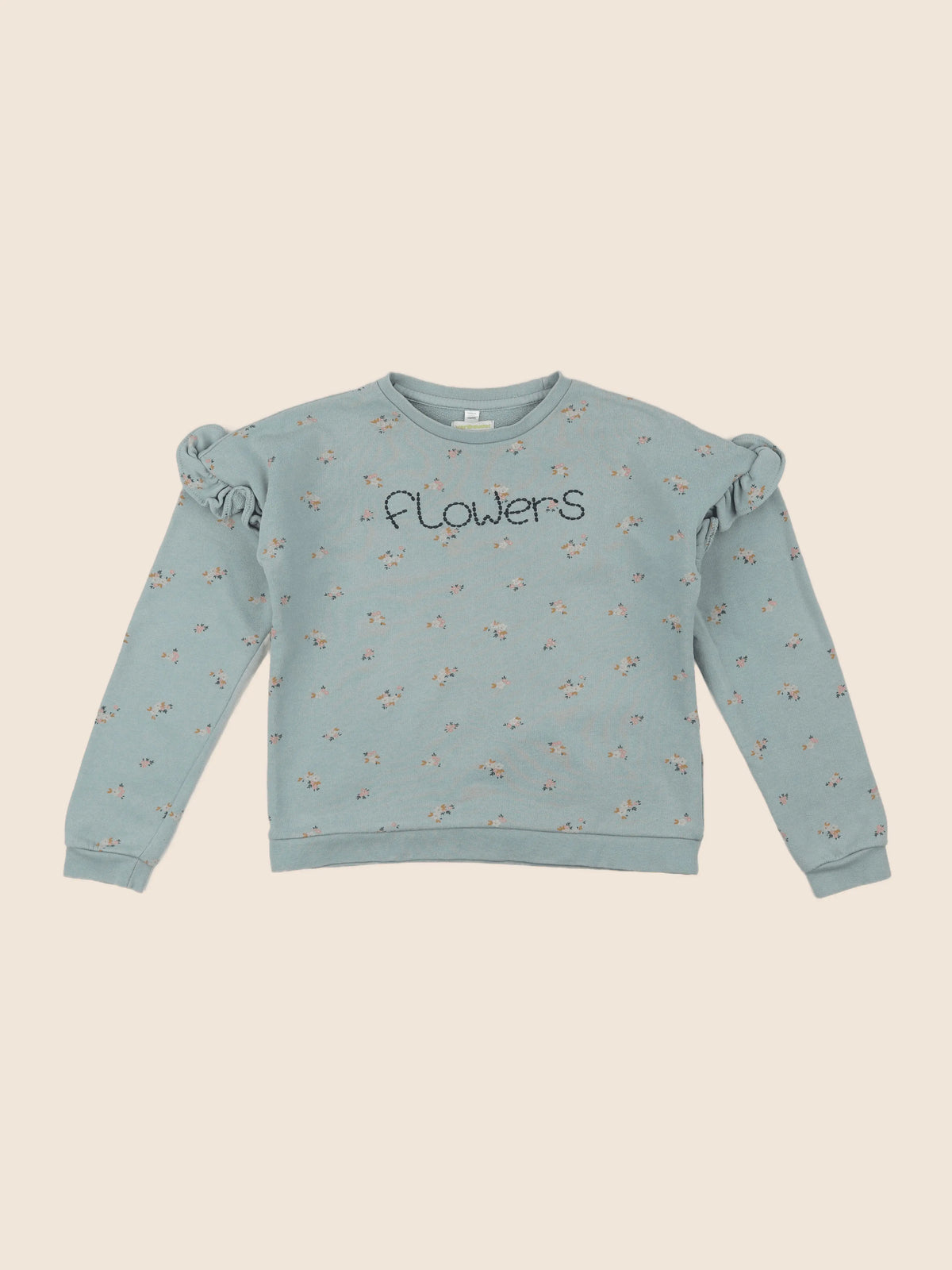 Vertbaudet - sweat vert - 10 ans