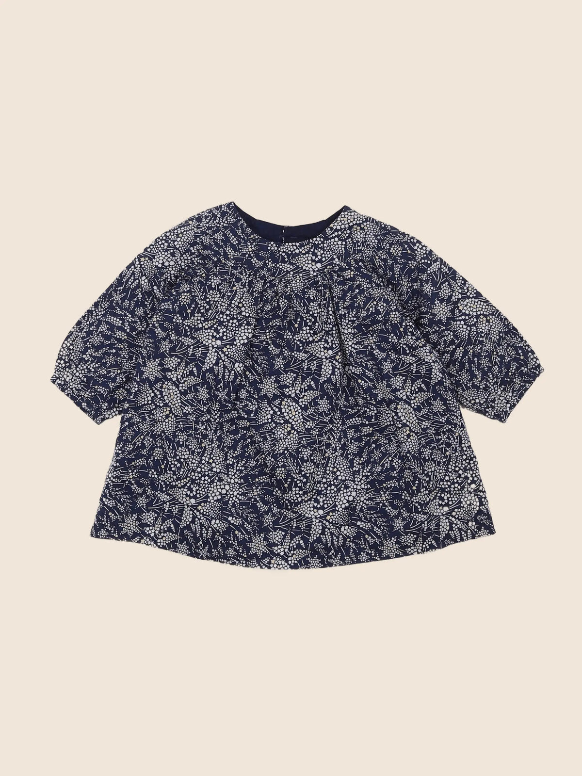 Jacadi - robe liberty bleu - 6 mois