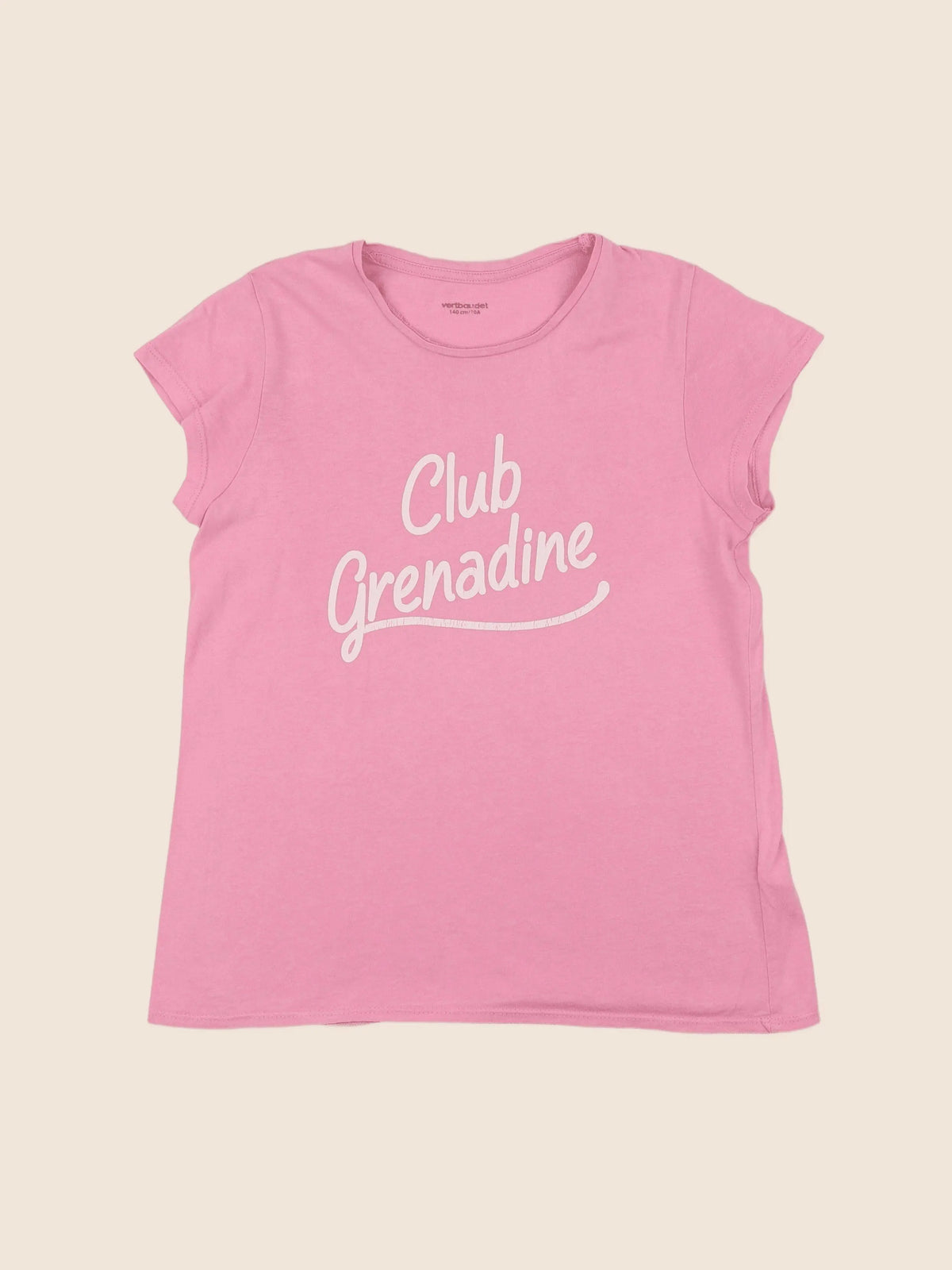 Vertbaudet - tee-shirt rose - 10 ans