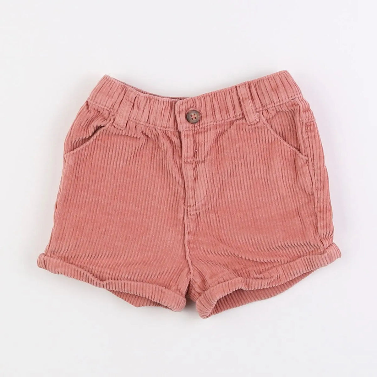 Vertbaudet - short rose - 12 mois