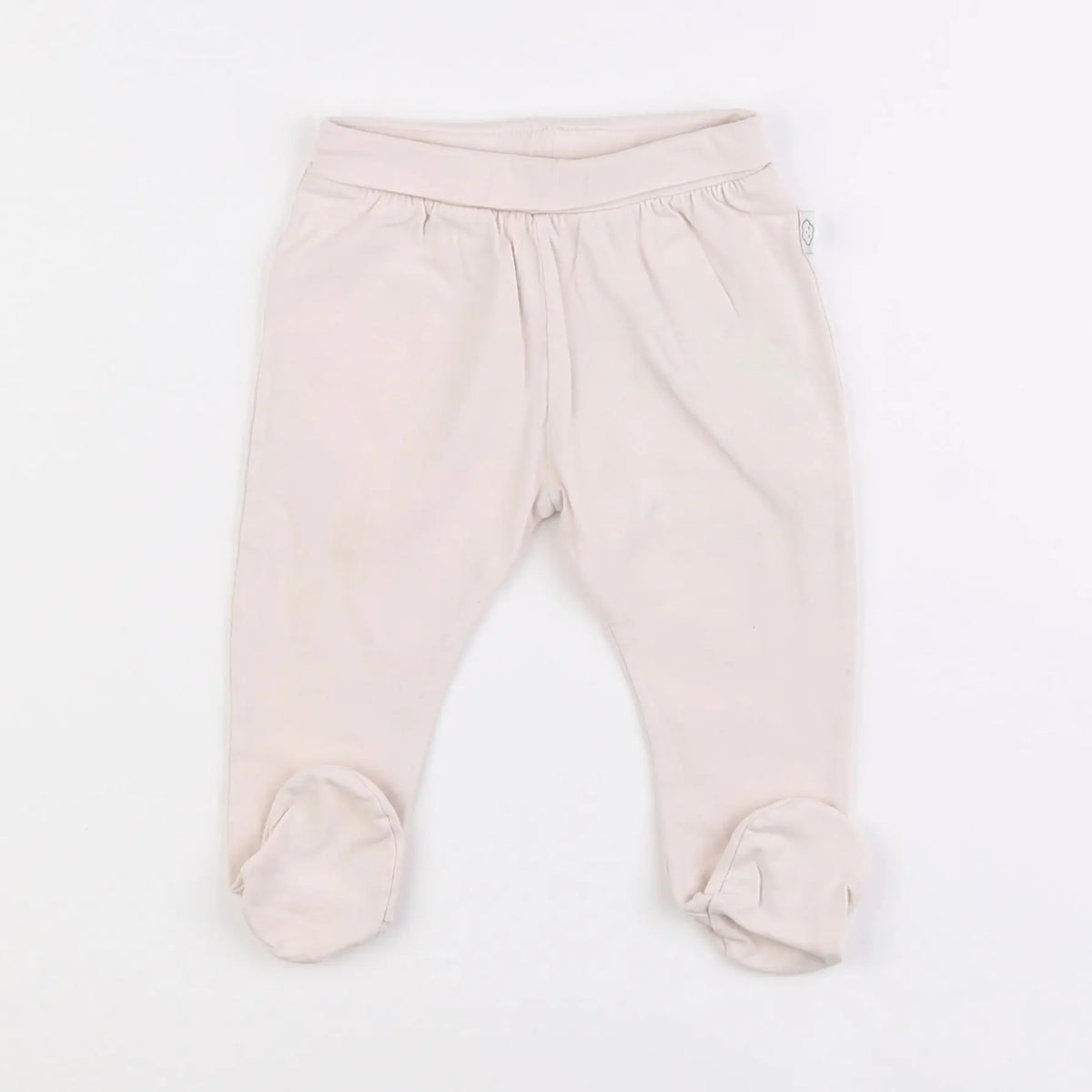 Vertbaudet - pantalon beige - 12 mois