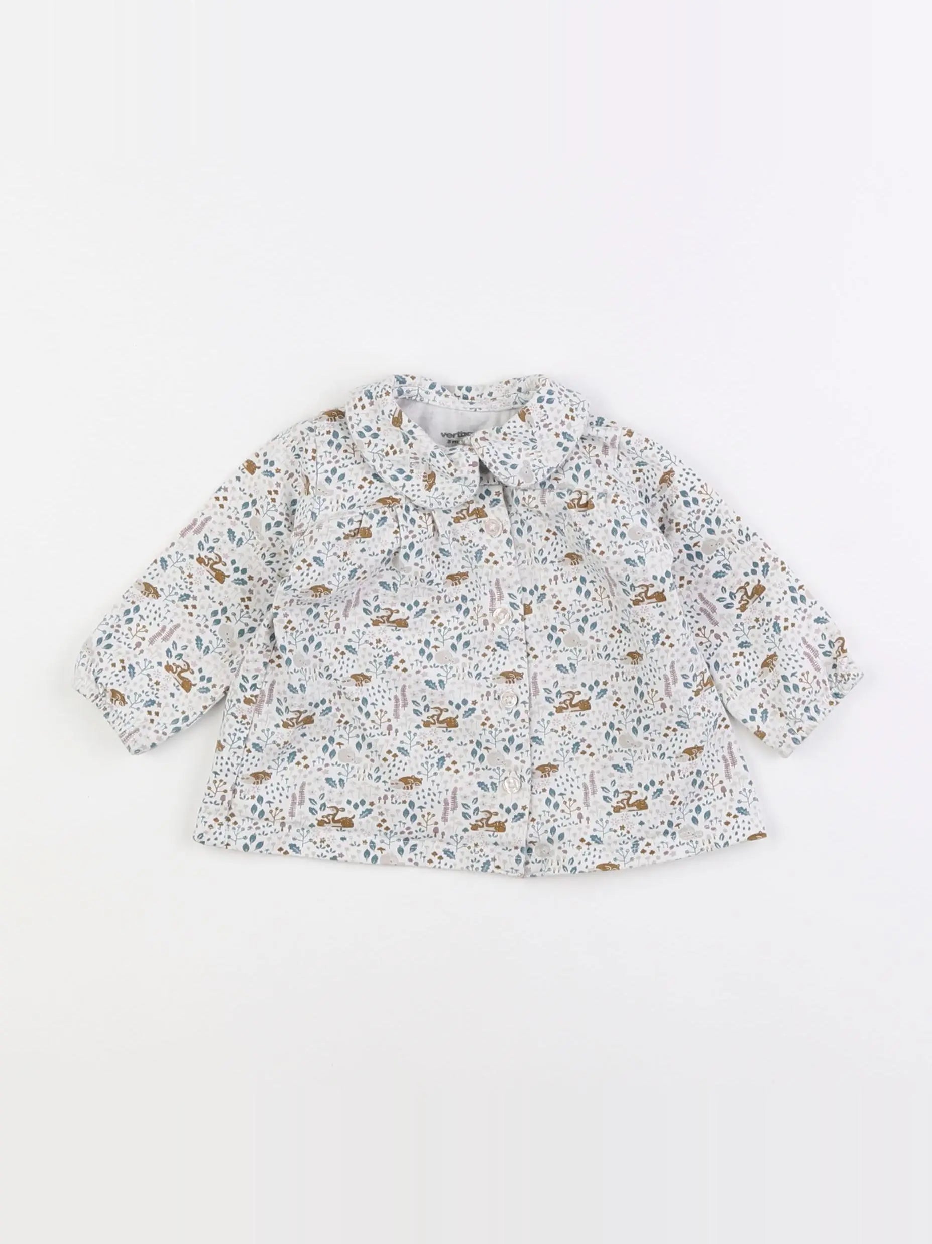 Vertbaudet - tee-shirt multicolore - 3 mois