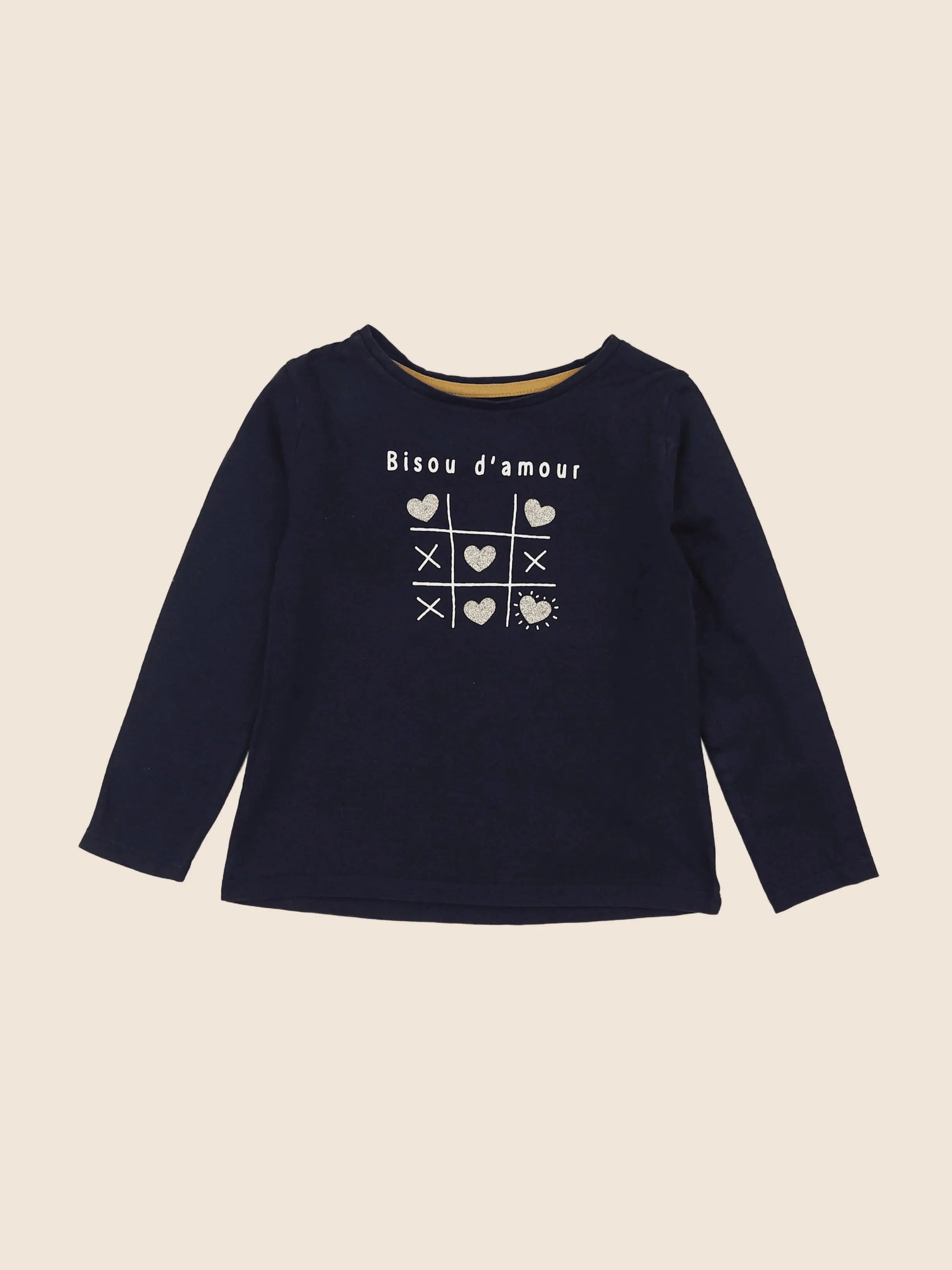 Vertbaudet - tee-shirt bleu - 4 ans