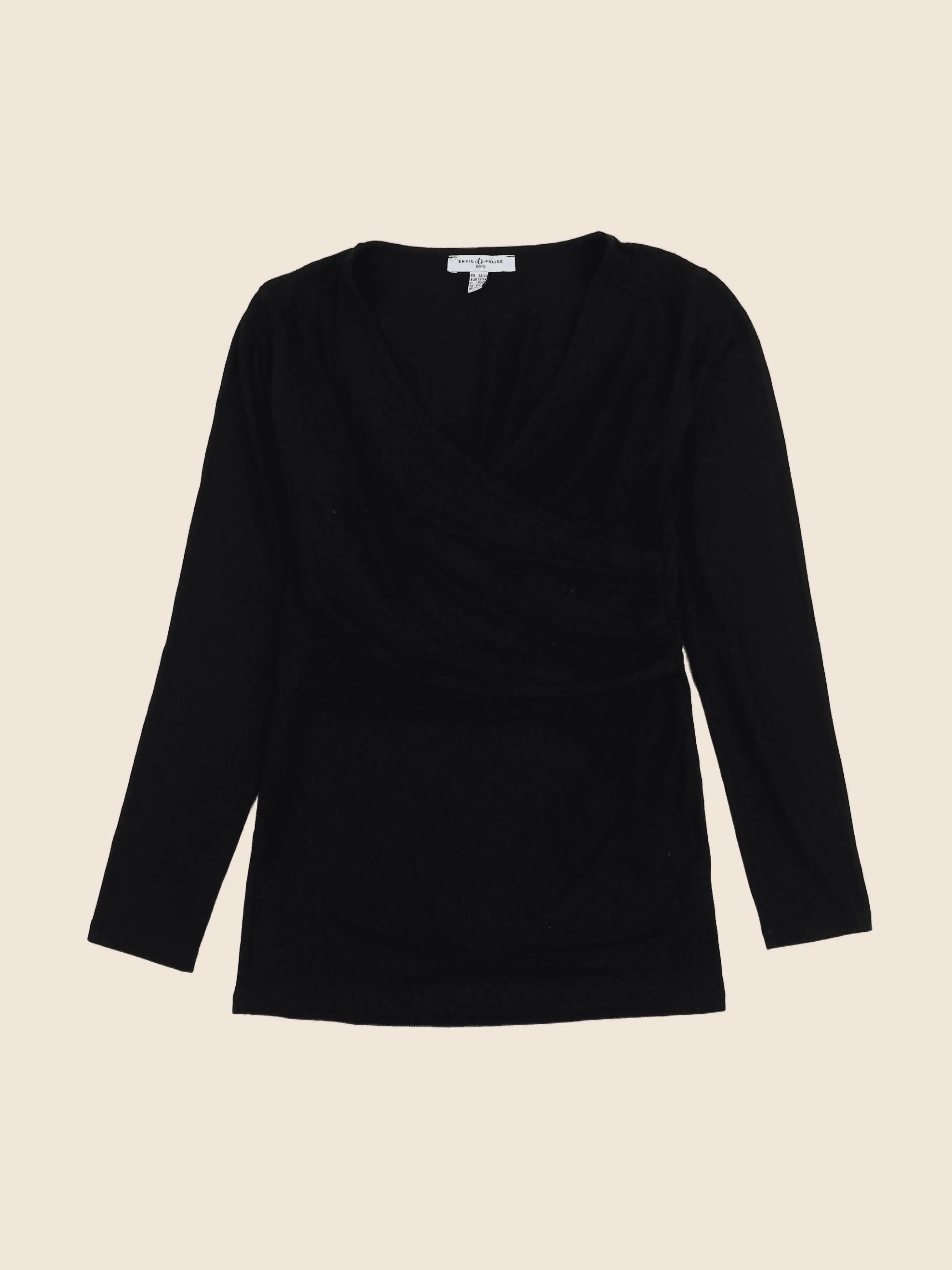 Envie de fraise - tee-shirt allaitement noir - 34 à 36