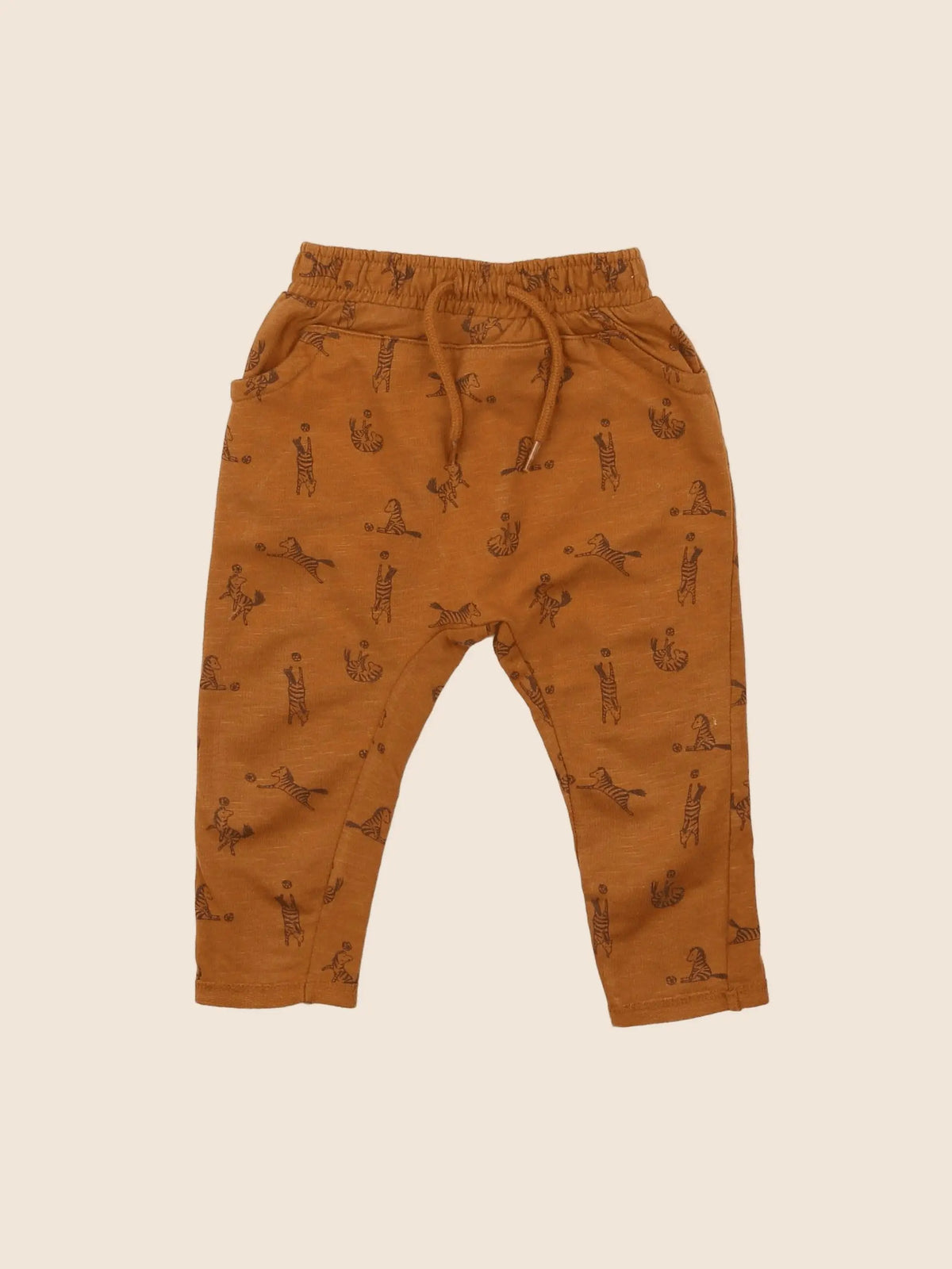 Vertbaudet - pantalon marron - 6 mois