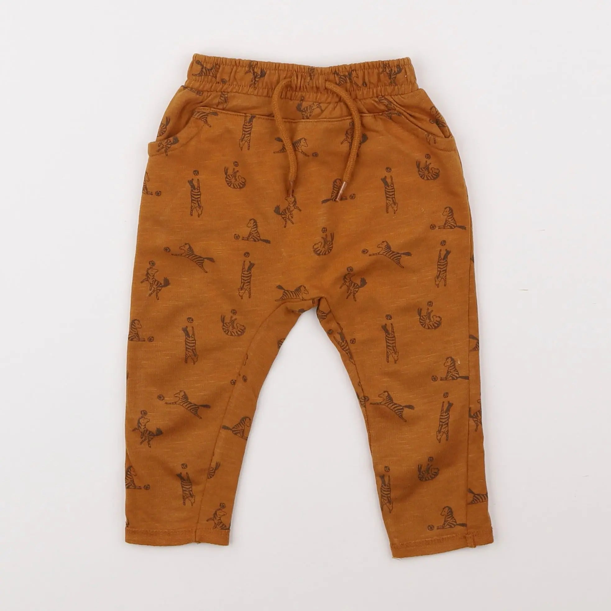 Vertbaudet - pantalon marron - 6 mois