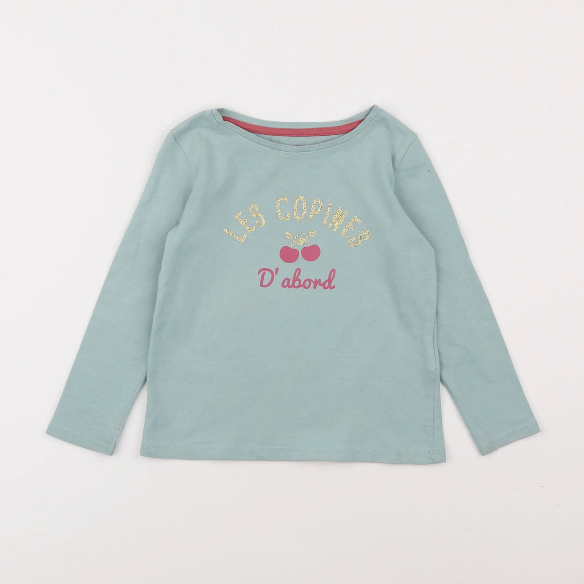 Vertbaudet - tee-shirt bleu - 3 ans