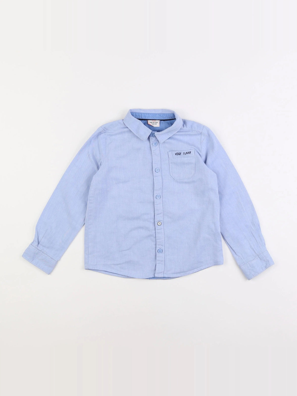 Tape à l'oeil - chemise bleu - 4 ans