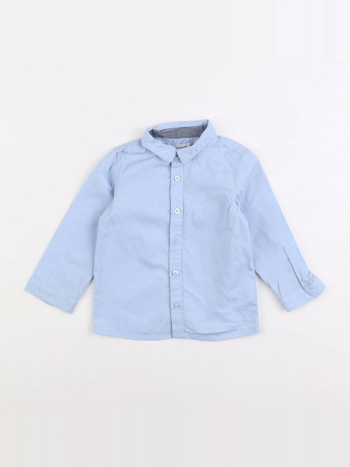 Vertbaudet - chemise bleu - 2 ans
