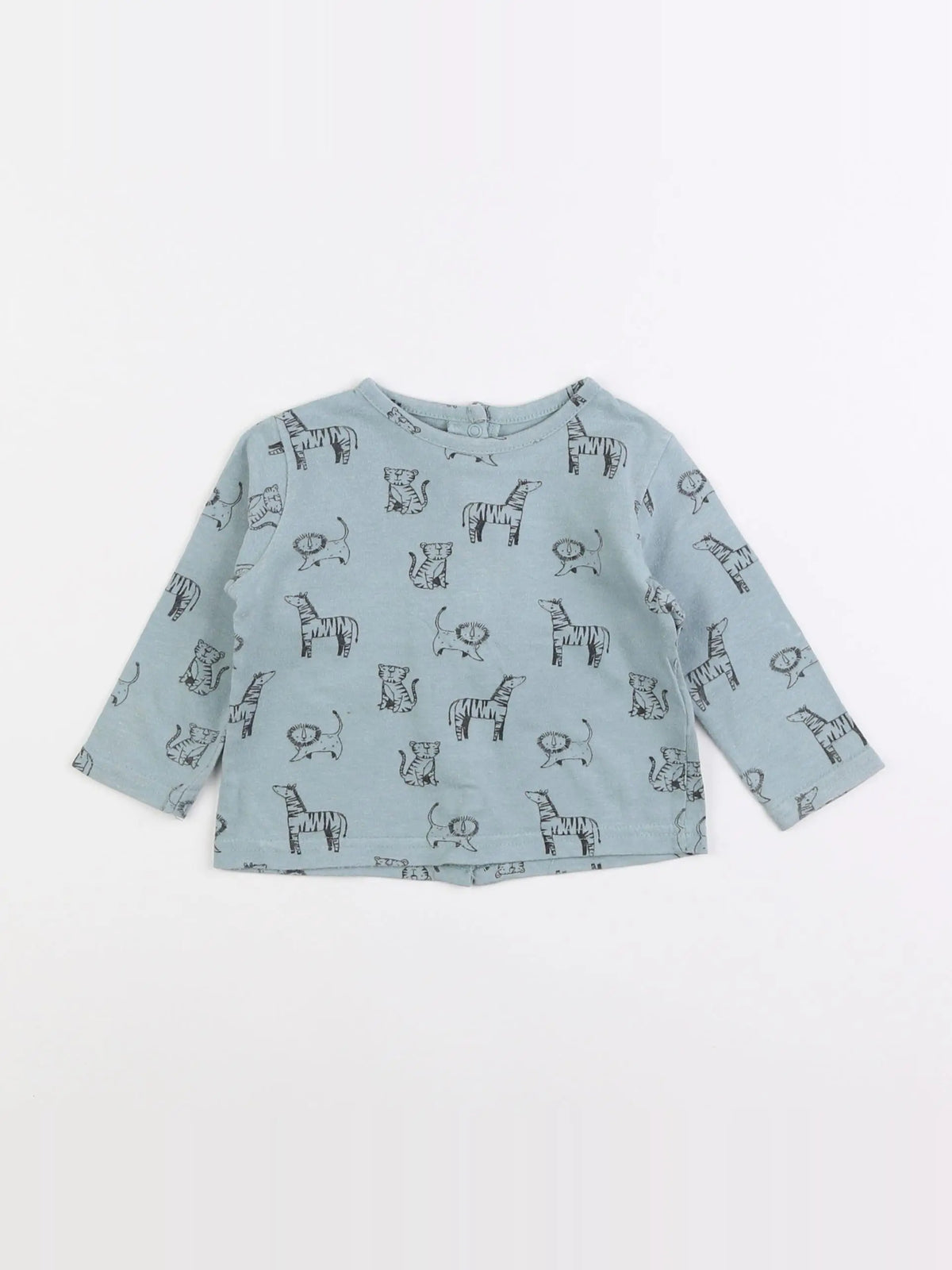 Vertbaudet - tee-shirt vert - 6 mois