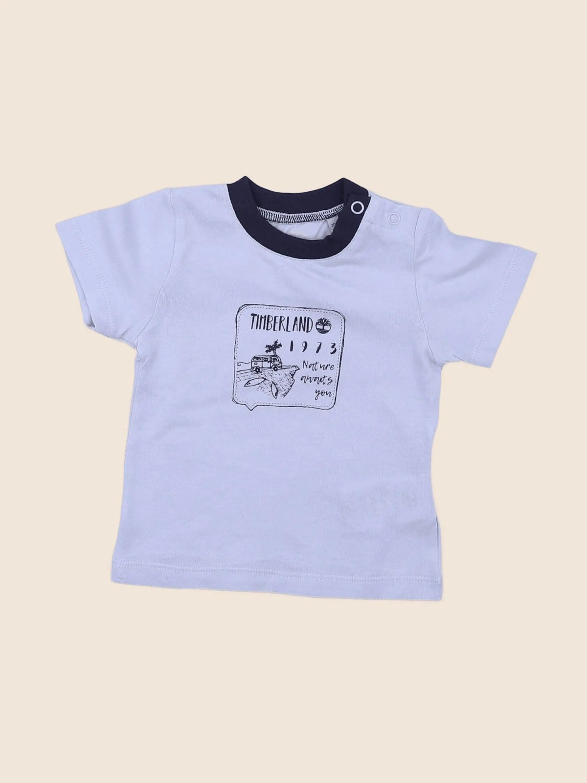 Timberland - tee-shirt bleu - 12 mois