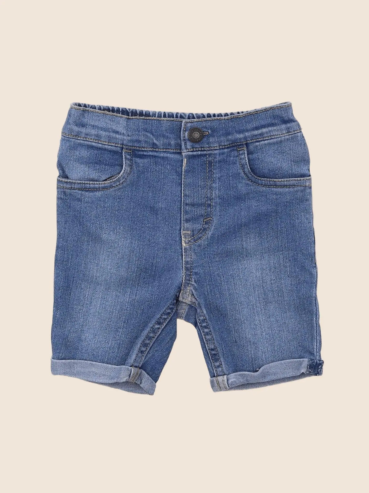 Levi's - short bleu - 12 mois