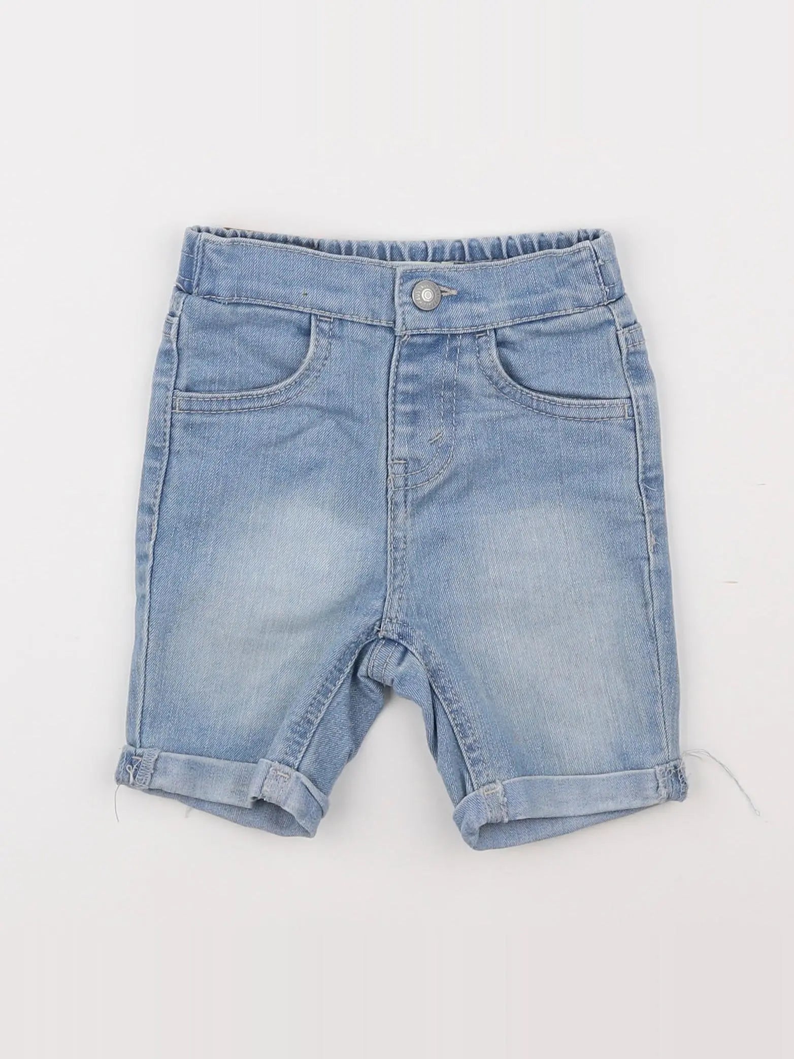 Levi's - short bleu - 12 mois