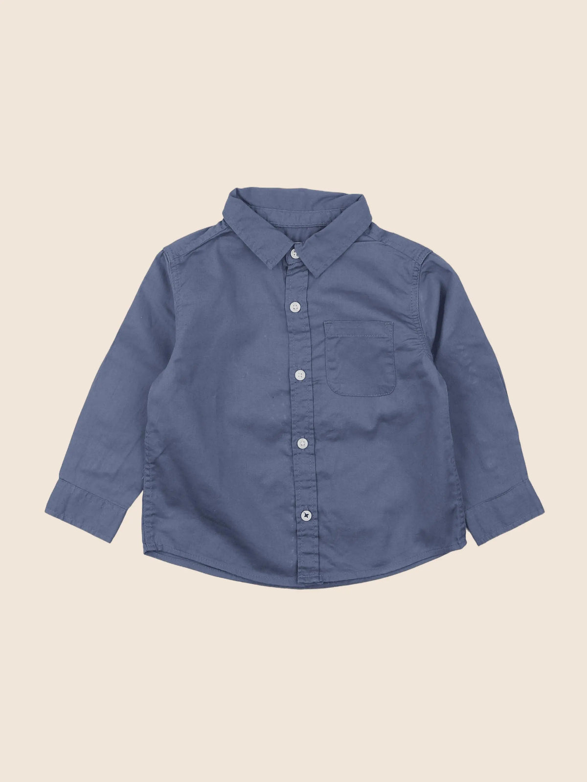 Mango - chemise bleu - 12/18 mois