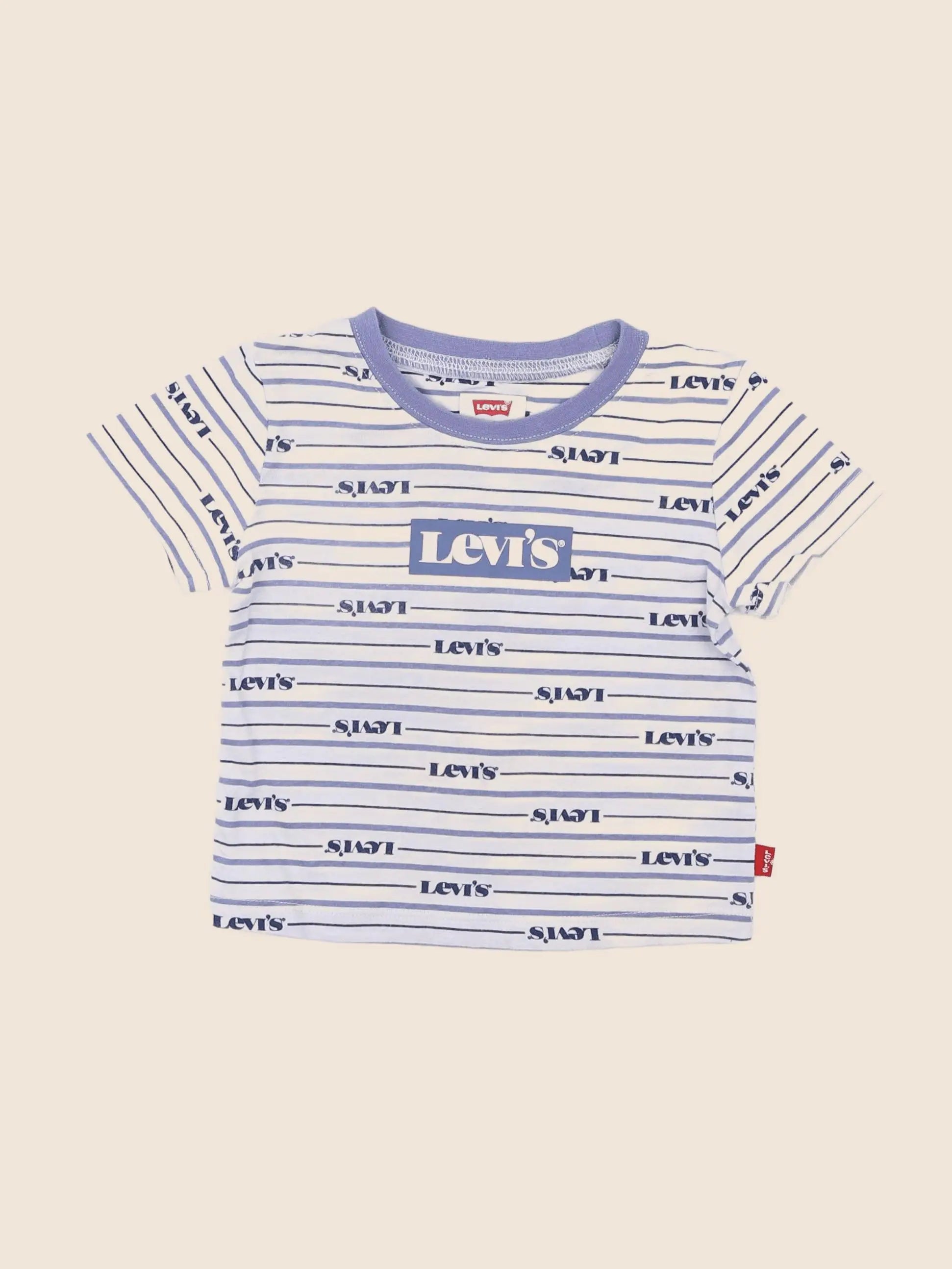 Levi's - tee-shirt bleu - 12 mois