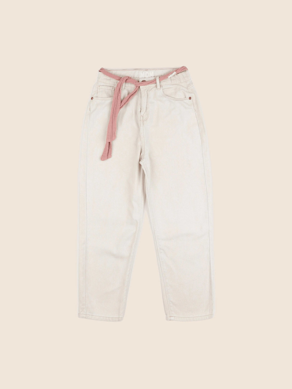 Vertbaudet - jean beige - 10 ans