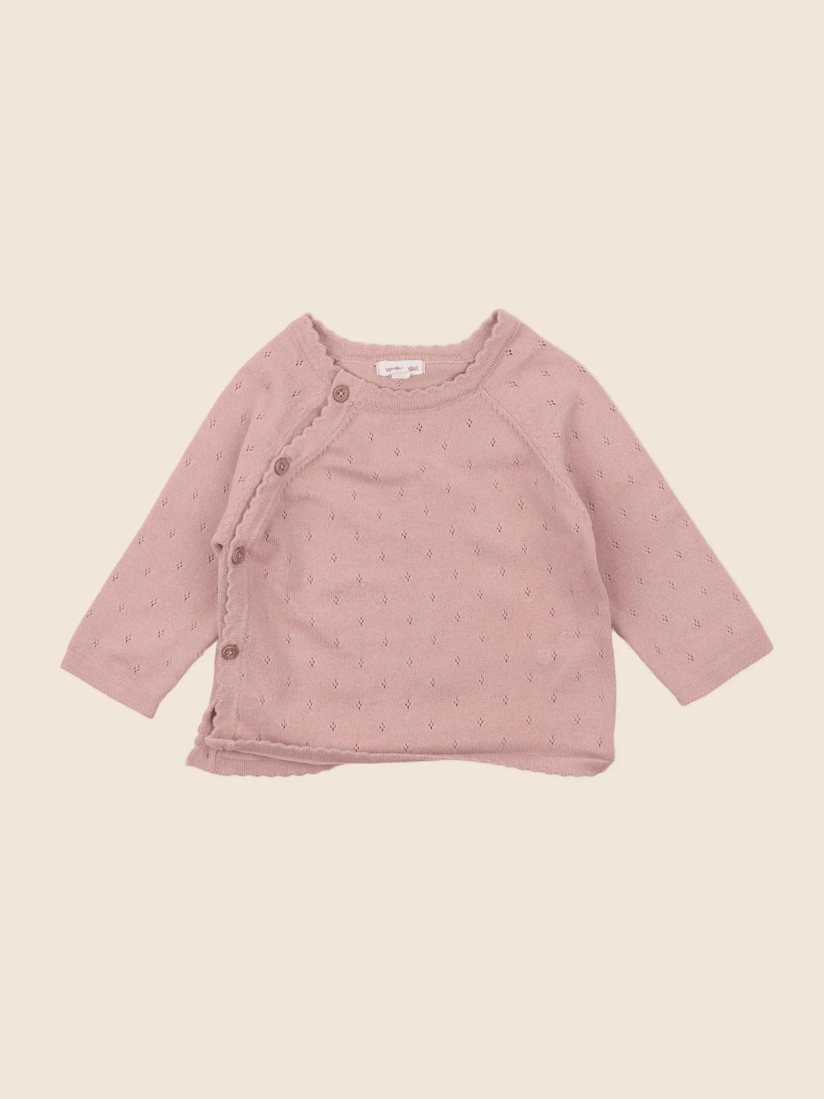 Vertbaudet - pull rose - 12 mois