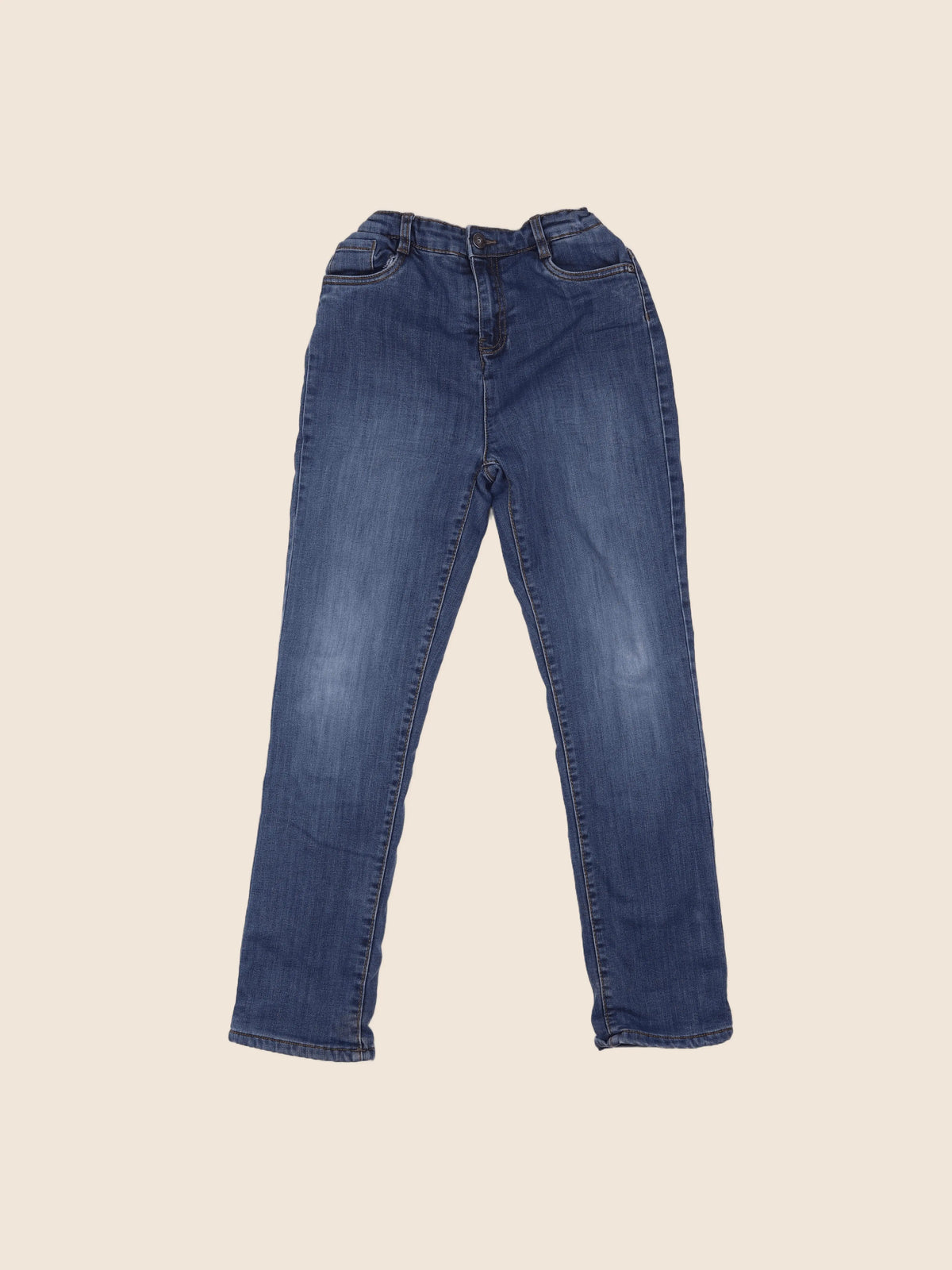 Vertbaudet - jean doublé bleu - 12 ans