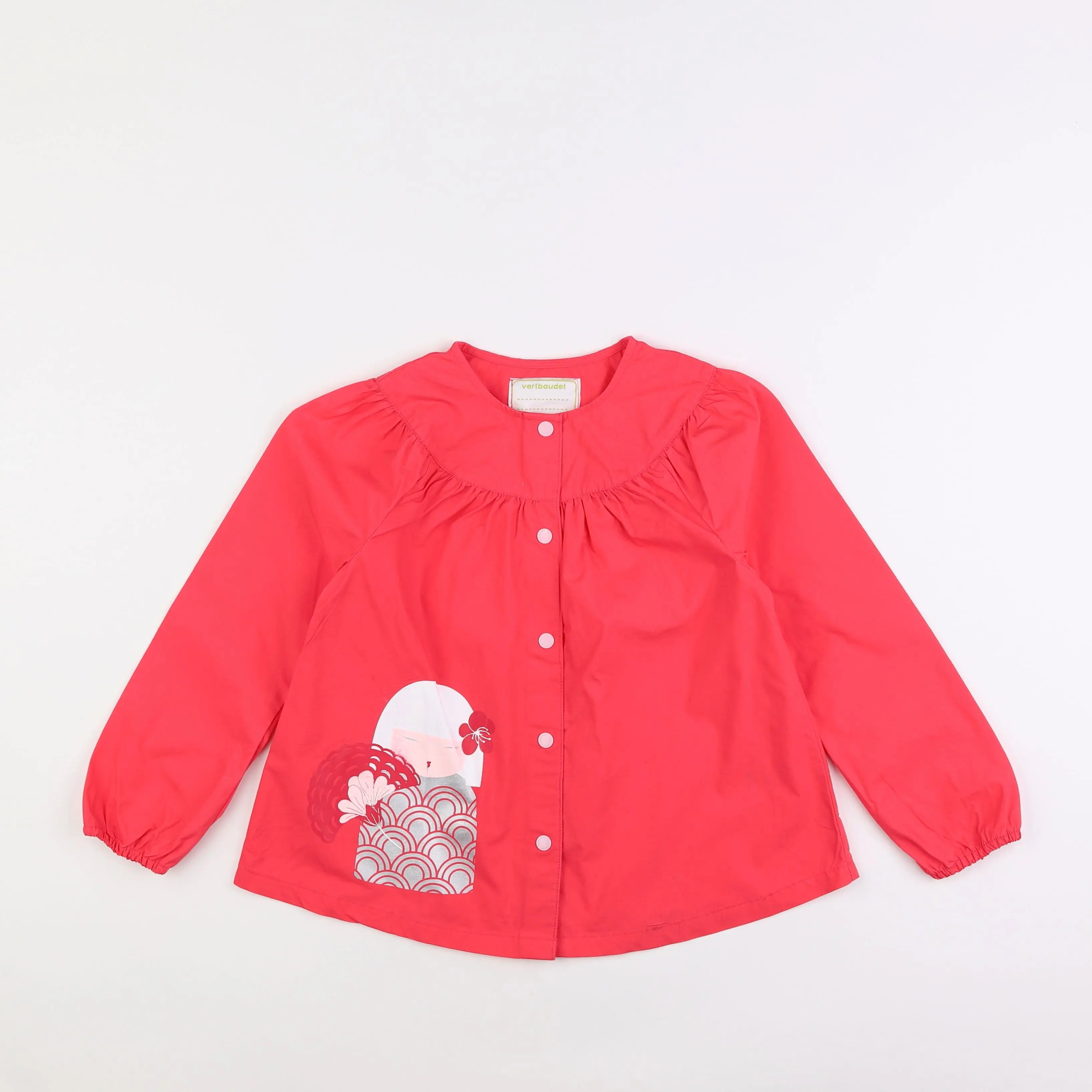 Vertbaudet - blouse rose - 8 ans