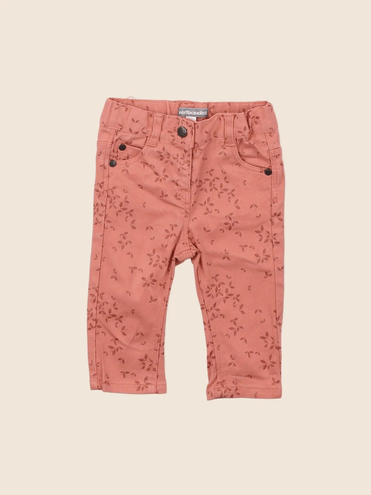 Vertbaudet - pantalon rose - 3 mois