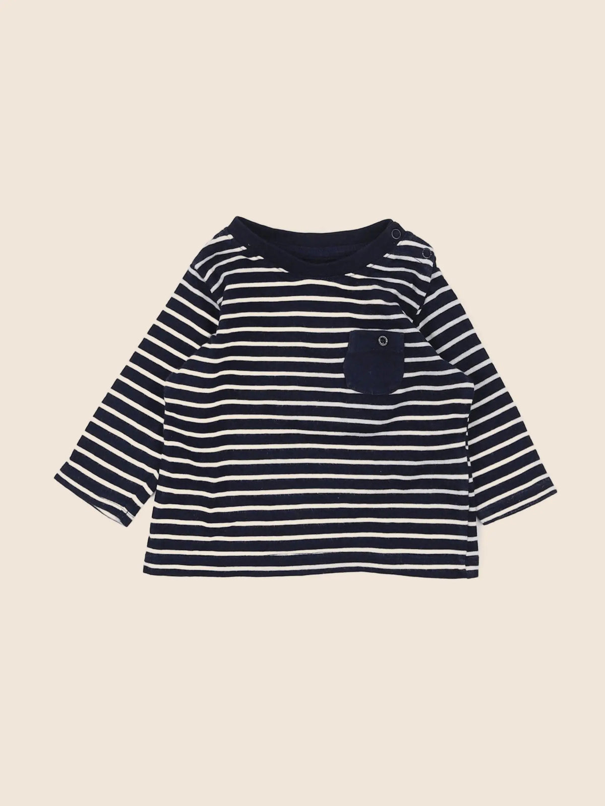 Vertbaudet - tee-shirt bleu - 3 mois