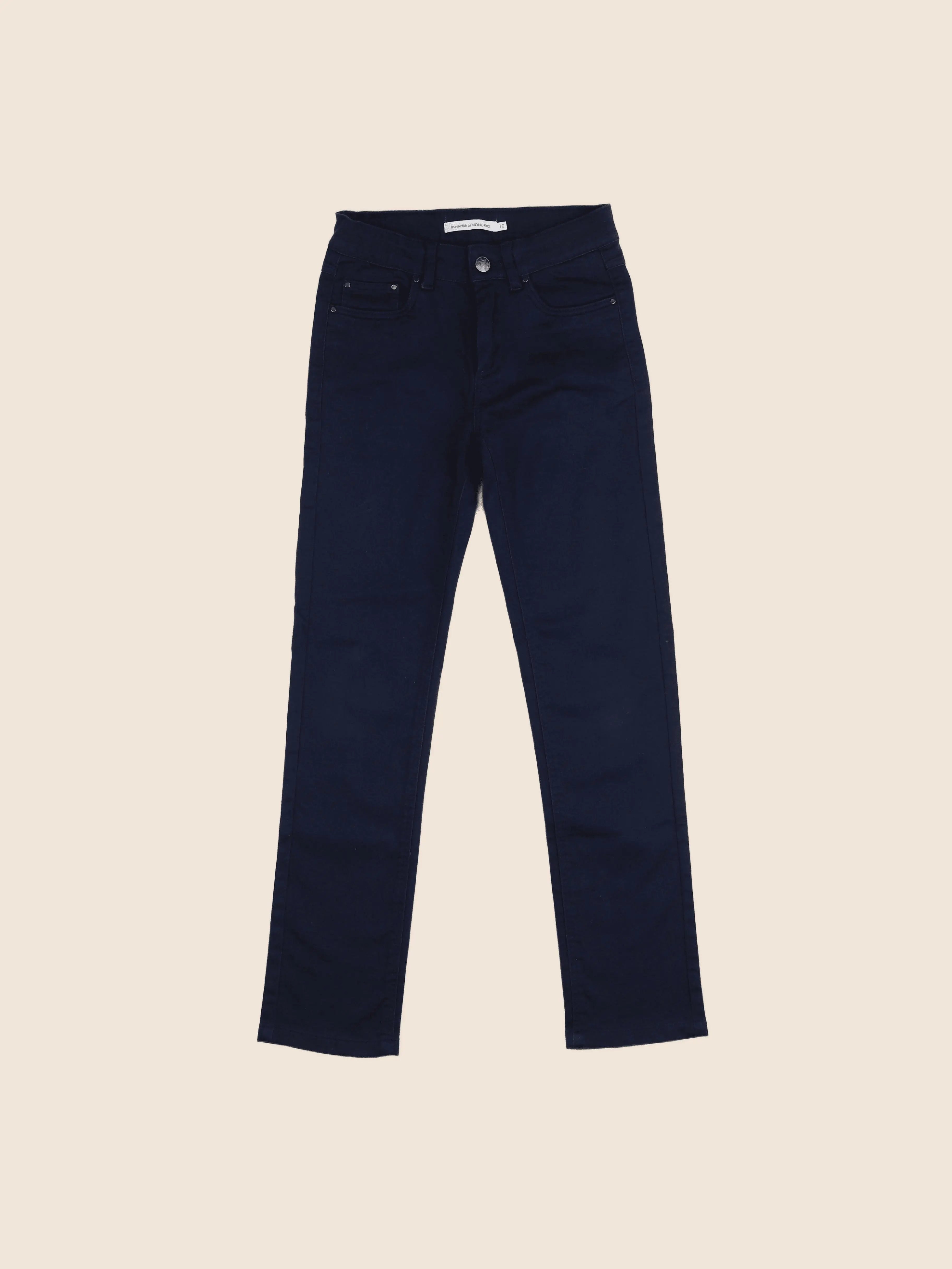 Monoprix - pantalon bleu - 10 ans