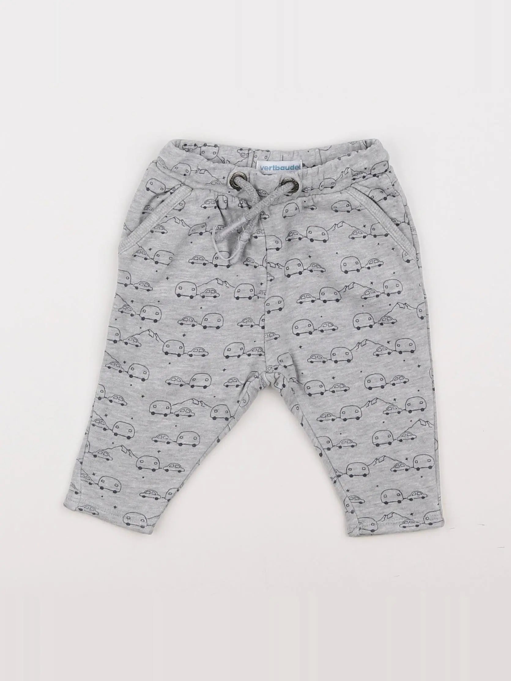 Vertbaudet - jogging gris - 3 mois