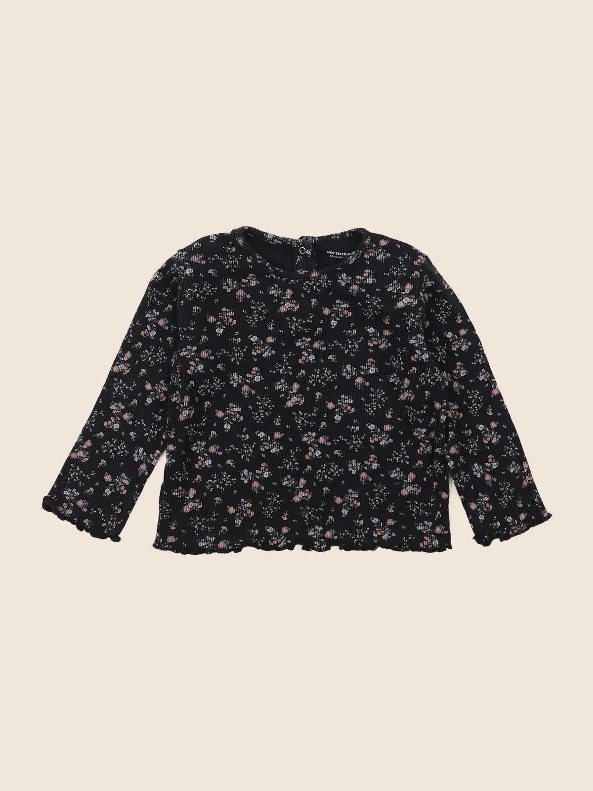 Vertbaudet - tee-shirt noir - 3 ans