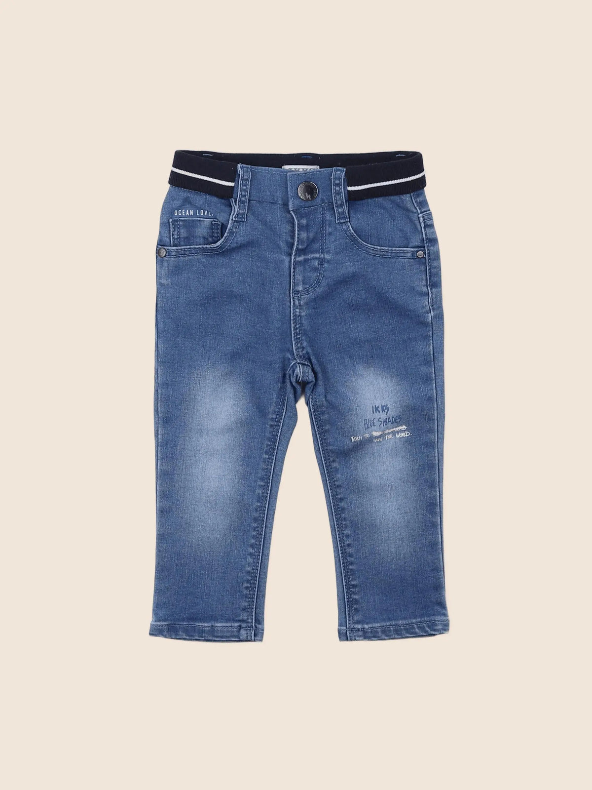 IKKS - jean bleu - 12 mois