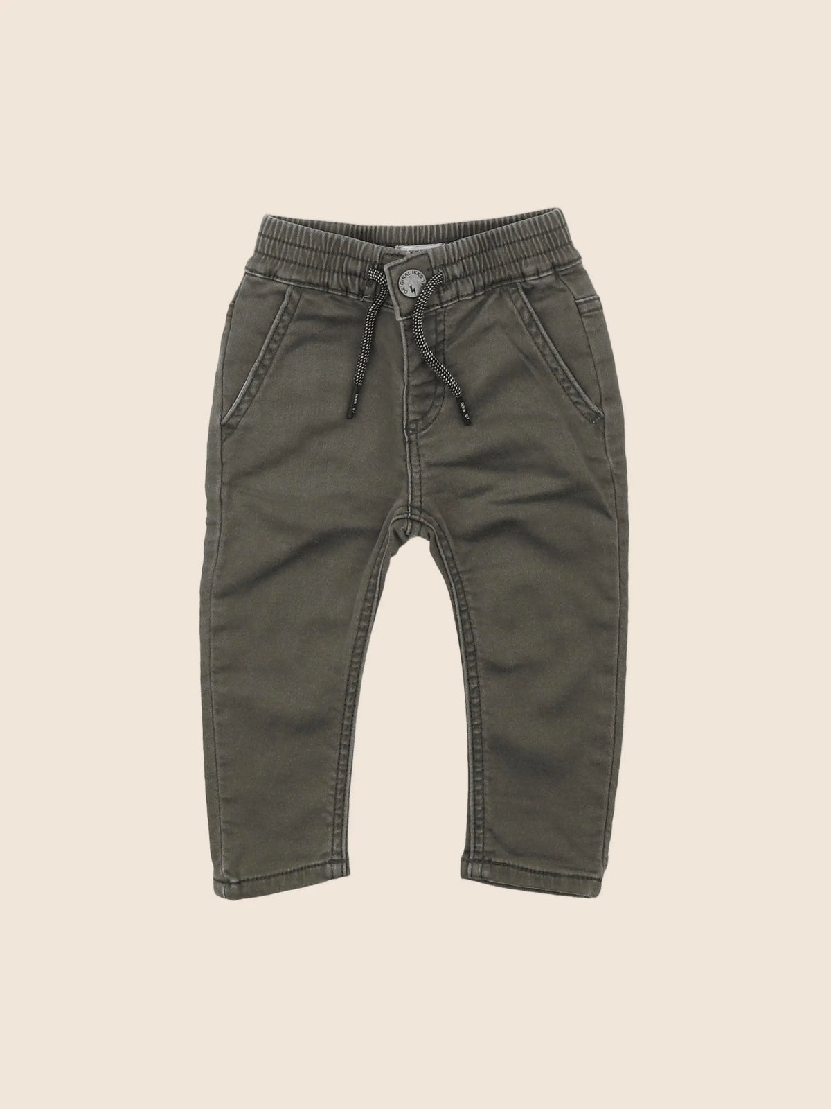 IKKS - pantalon vert - 12 mois