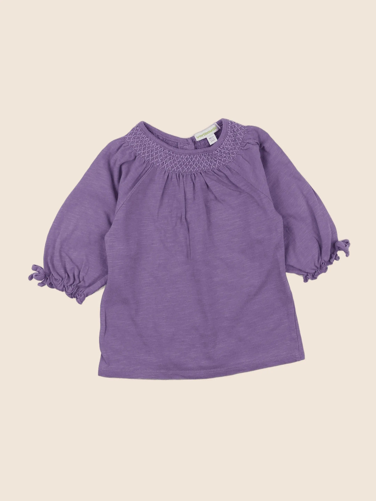 Vertbaudet - robe violet - 2 ans