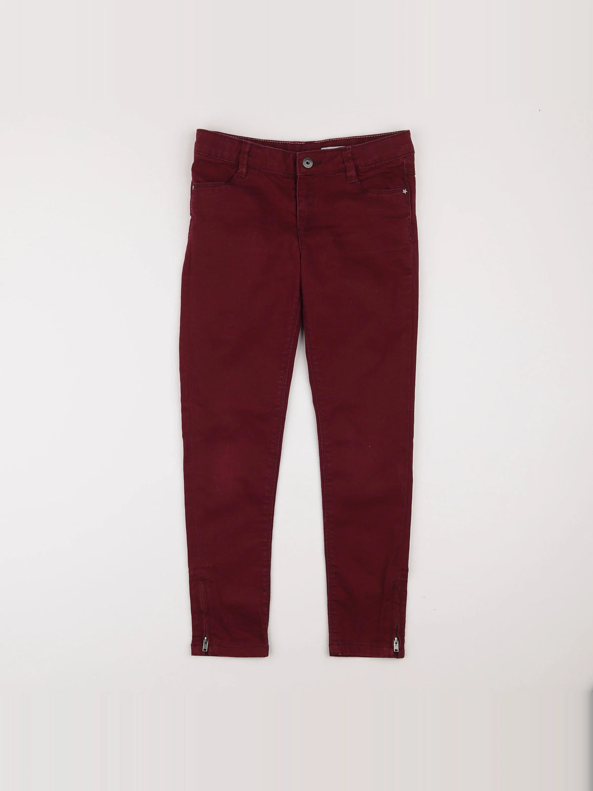 Vertbaudet - pantalon rouge - 9 ans