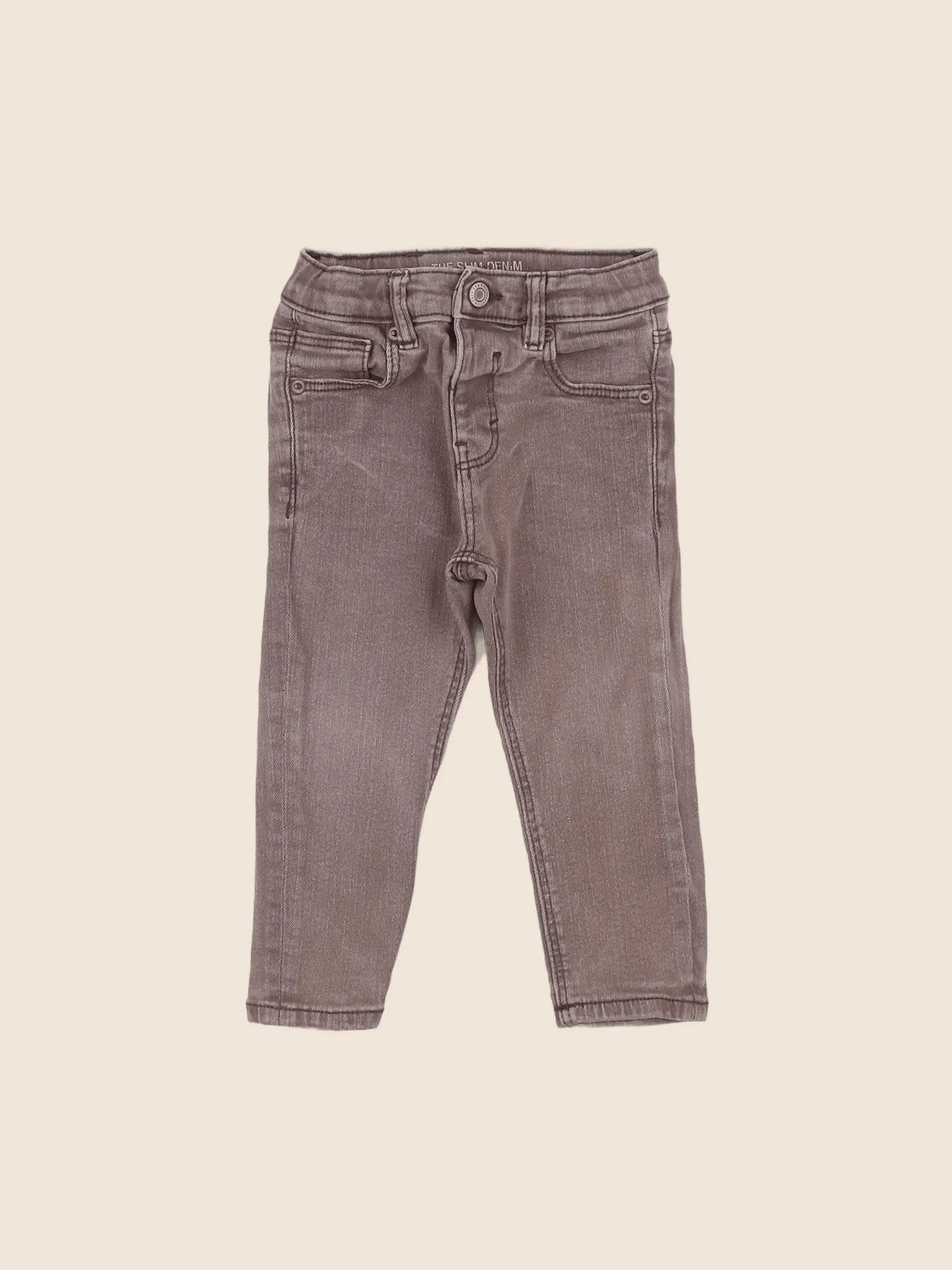 Zara - jean marron - 12/18 mois