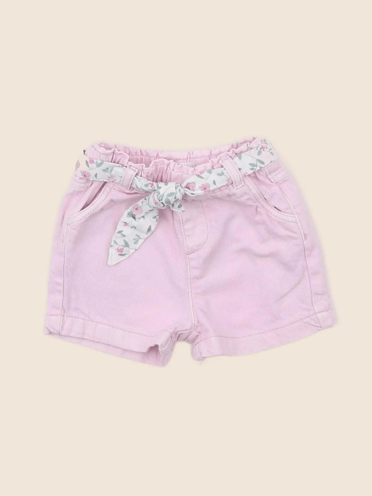 Vertbaudet - short rose - 6 mois