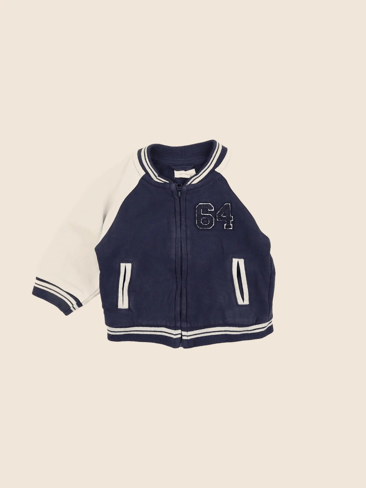 Vertbaudet - sweat bleu - 6 mois