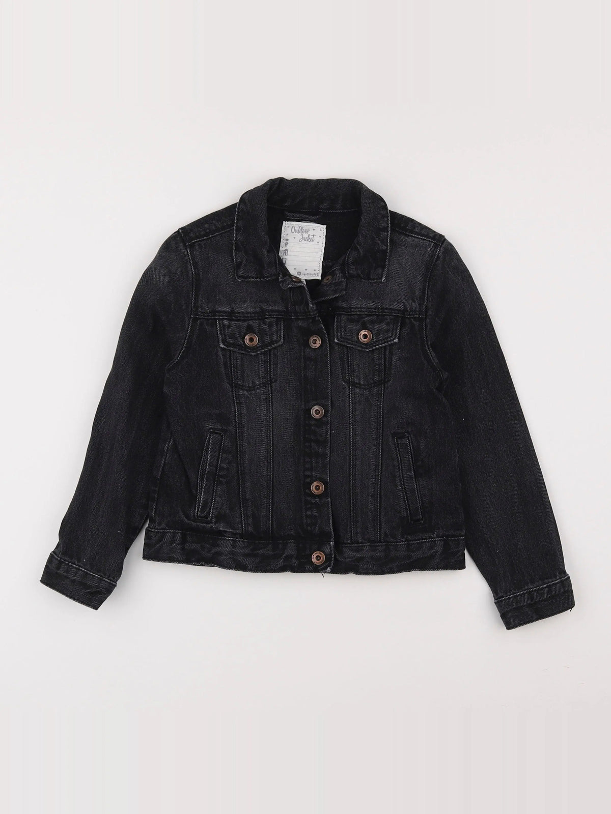 Vertbaudet - veste gris - 7 ans