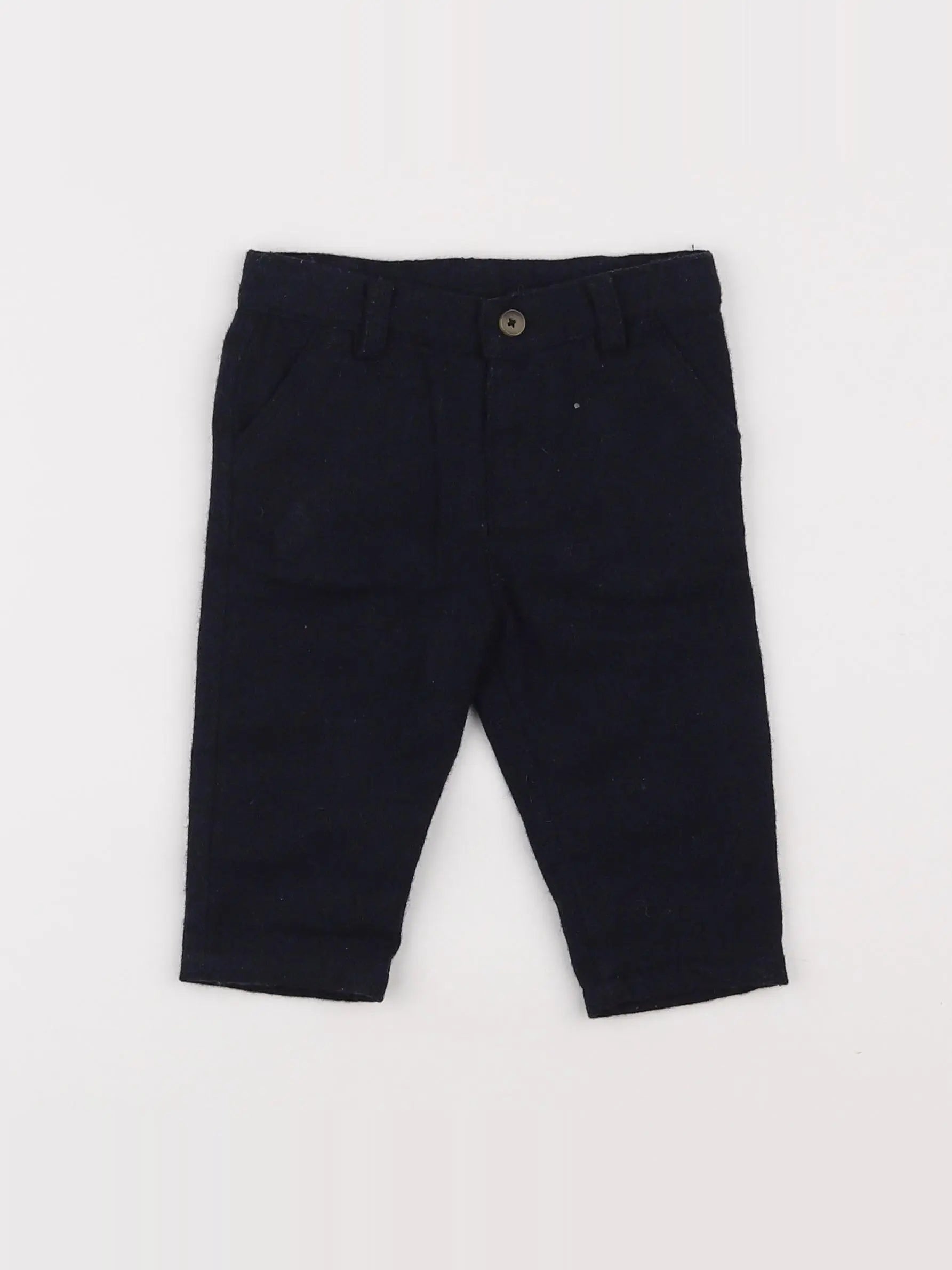 Natalys - pantalon bleu - 6 mois